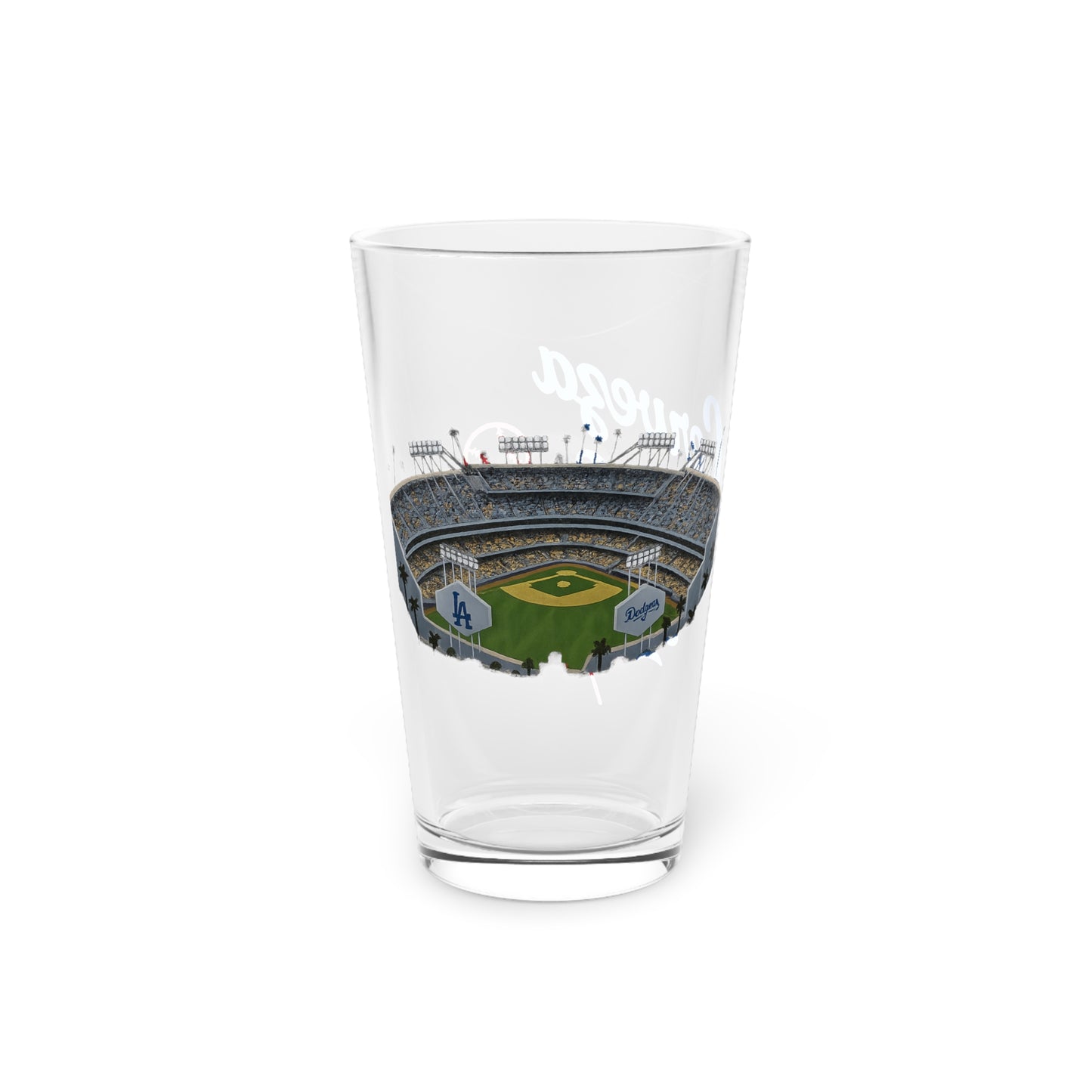 Cerveza Los Doyers Pint Glass, 16oz - Dodger Stadium