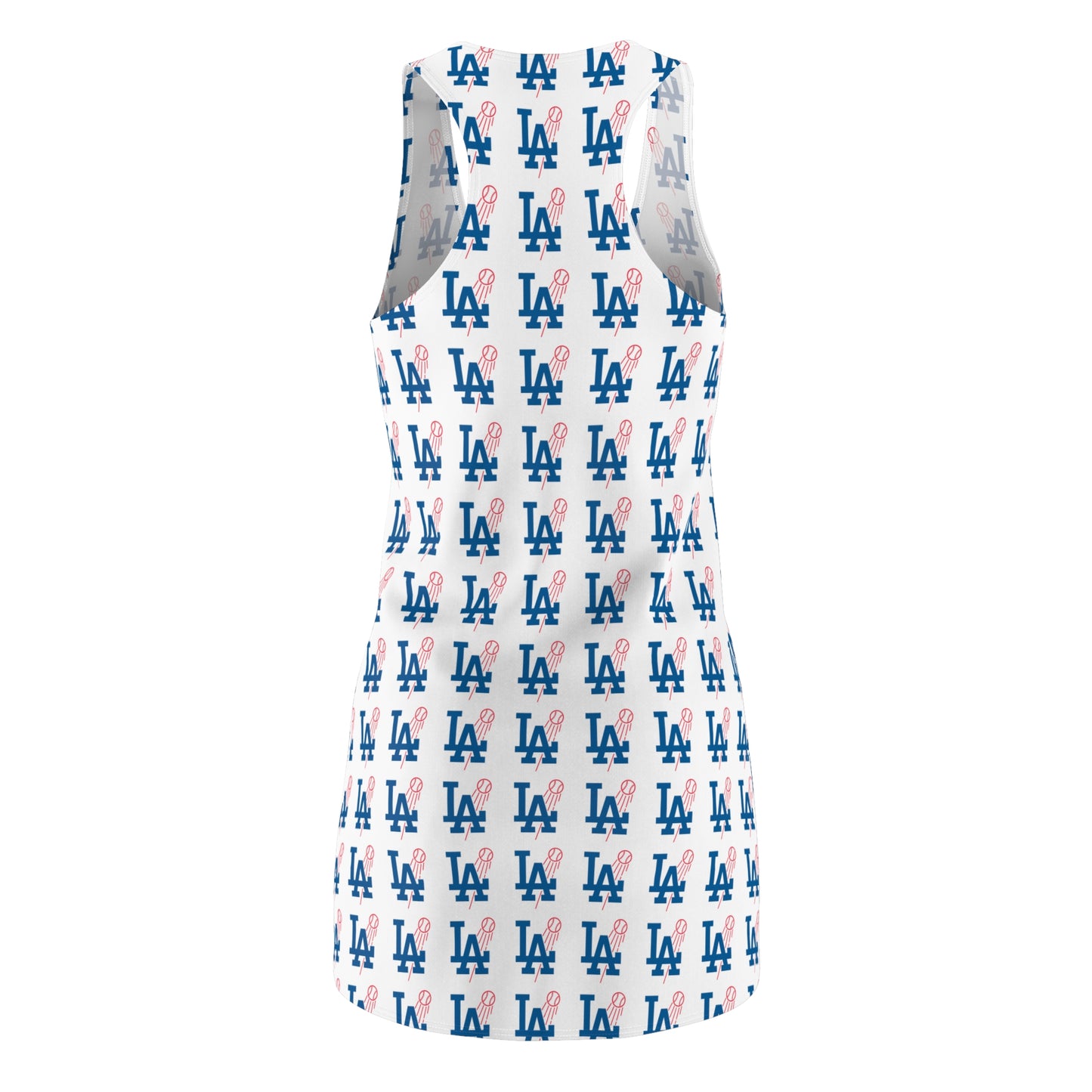 L.A. Logo Dodgers Fan - Women's Racerback Dress - Stylish Game Day Apparel