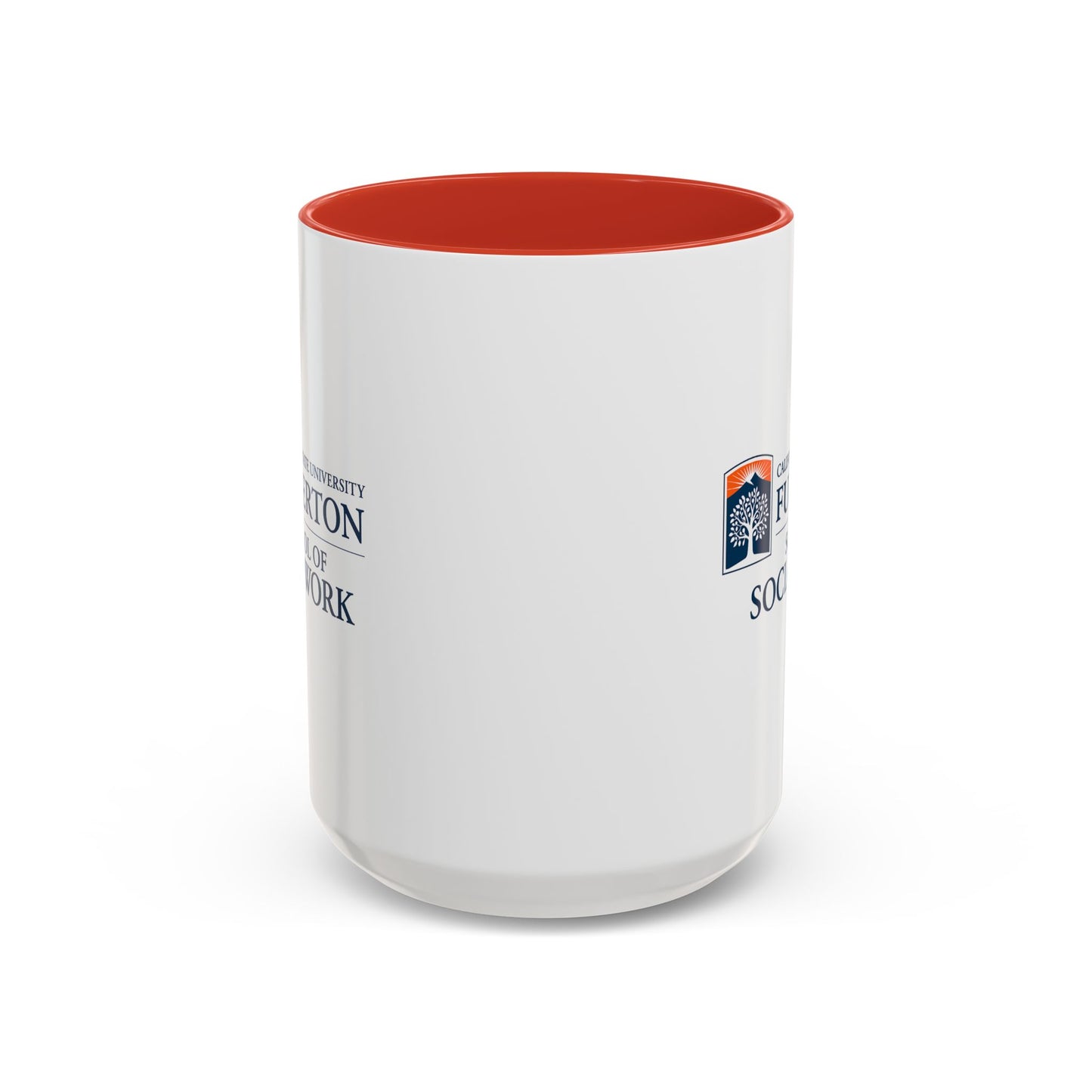 Fullerton School of Social Work Customized Accent Coffee Mug - 15oz