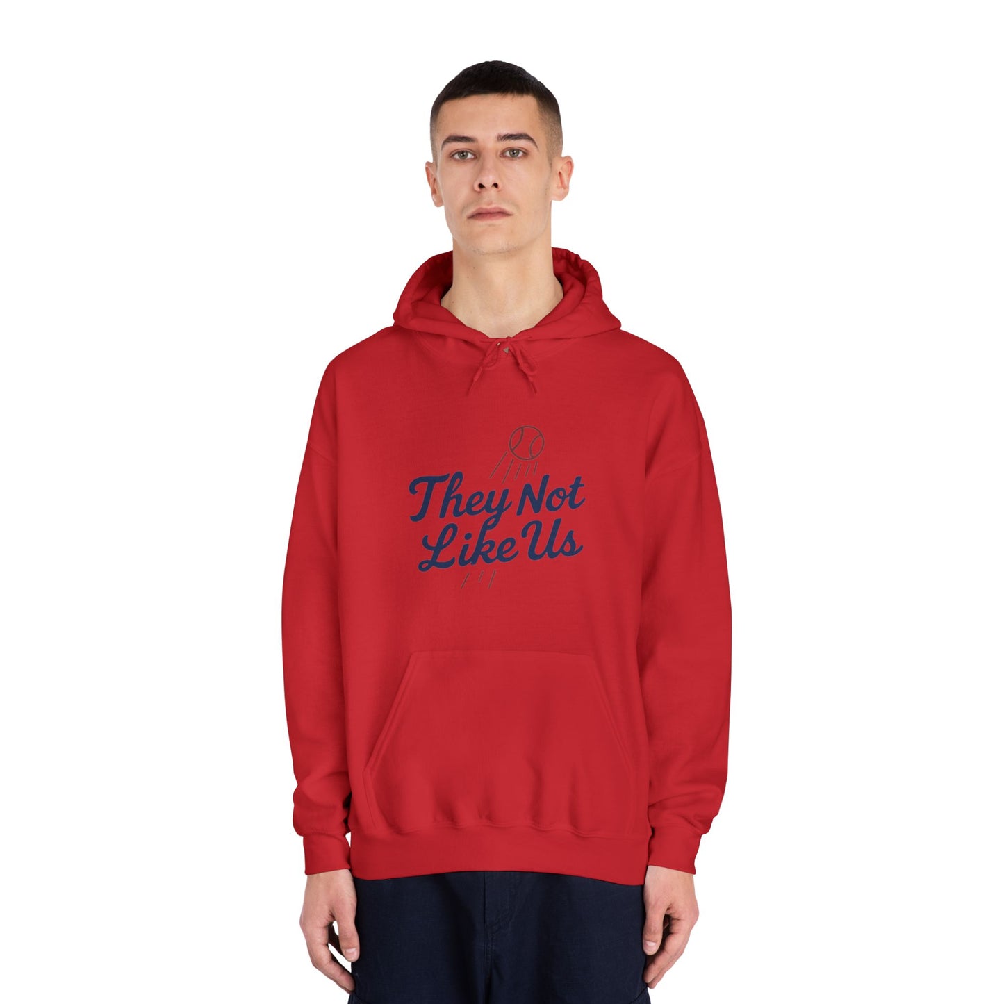 Dodgers "They Not Like Us" - Unisex Baseball Hoodie - Original Design