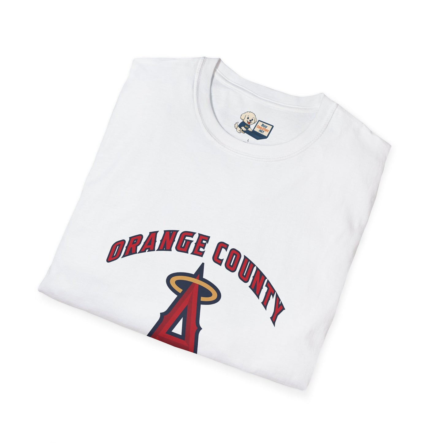 Angels Vintage Unisex Softstyle T-Shirt - Orange County 714 Crew Tee