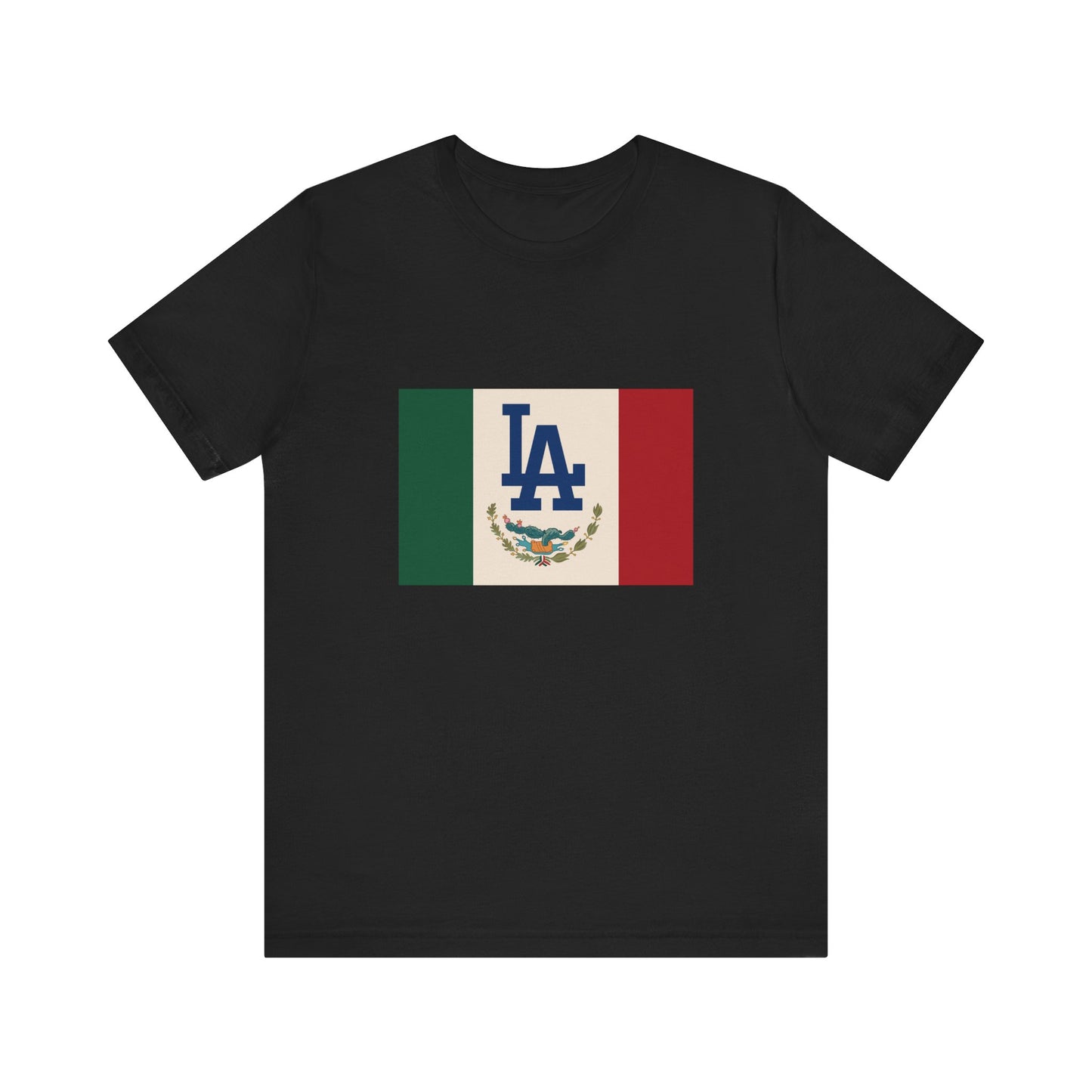 Mexican Pride LA Dodgers Flag Tee - Unisex Jersey Short Sleeve T-Shirt