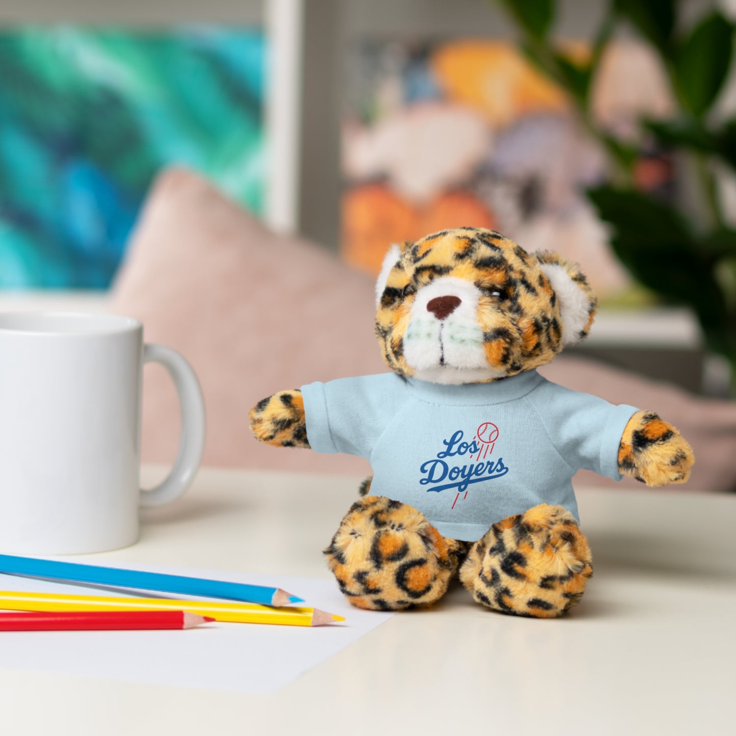 Los Doyers Plush Toy with Tee - Perfect Gift for Sports Fans & Kids
