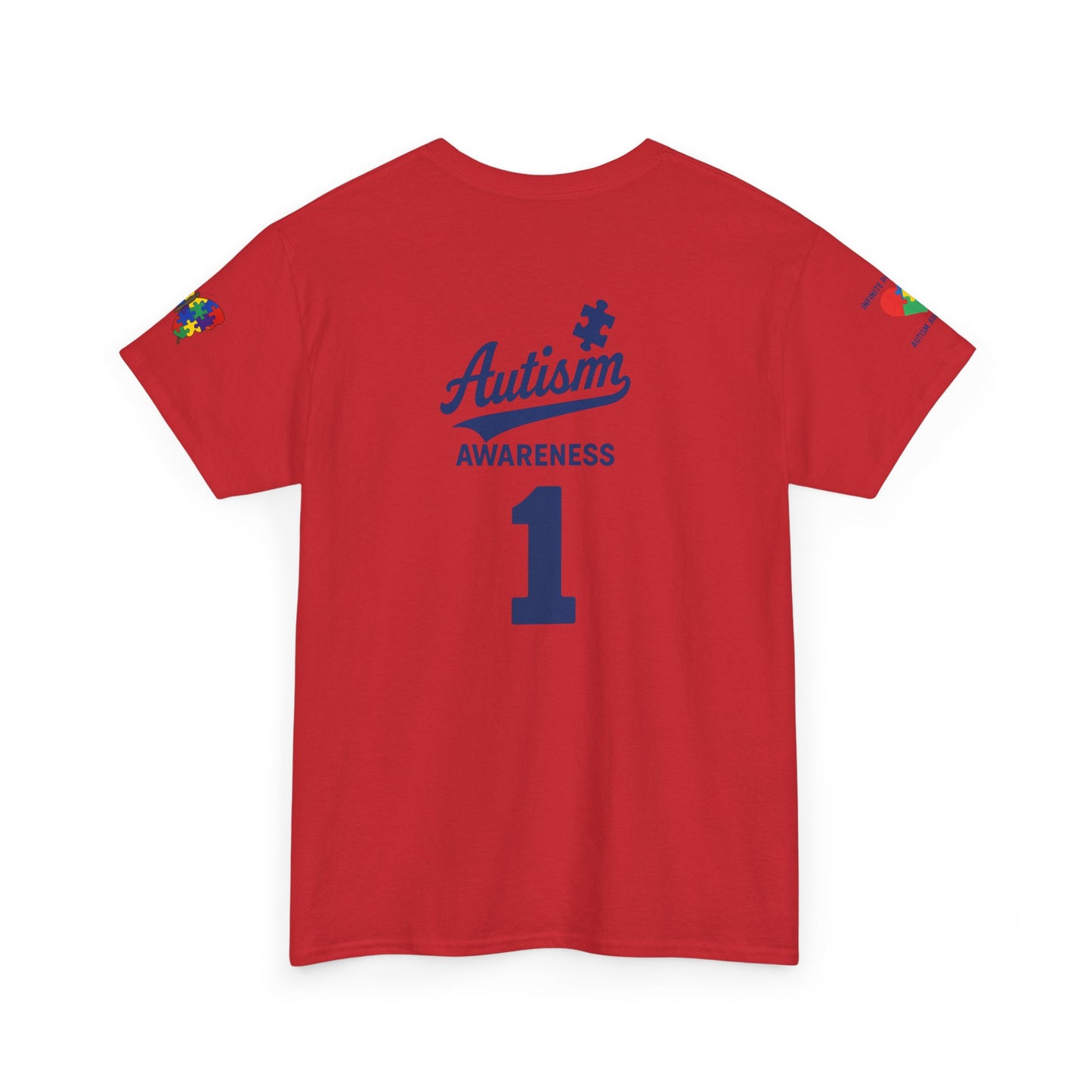 Autism Awareness - Dodgers Tee -Unisex Heavy Cotton Tee - Men & Women