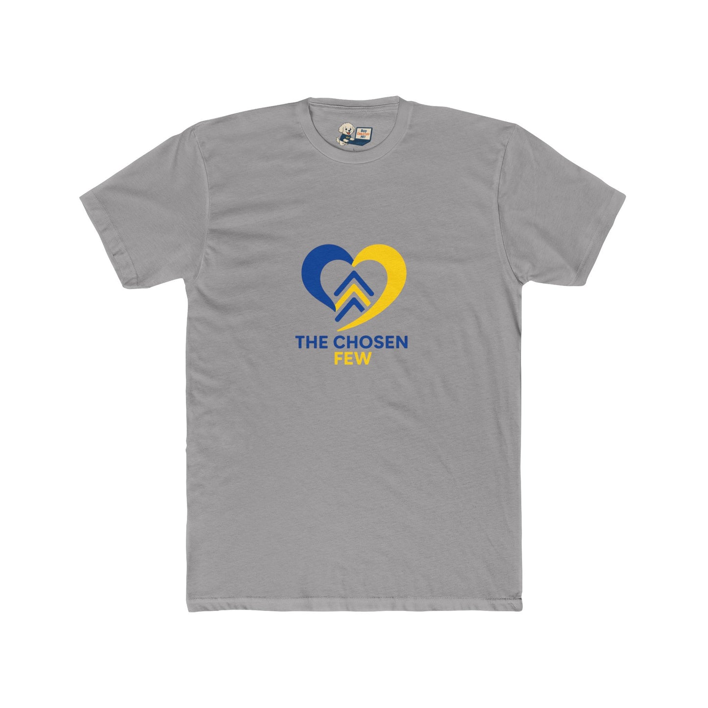 Down Syndrome Awareness "The Chosen Few" Unisex Cotton Crew Tee - Heart Design