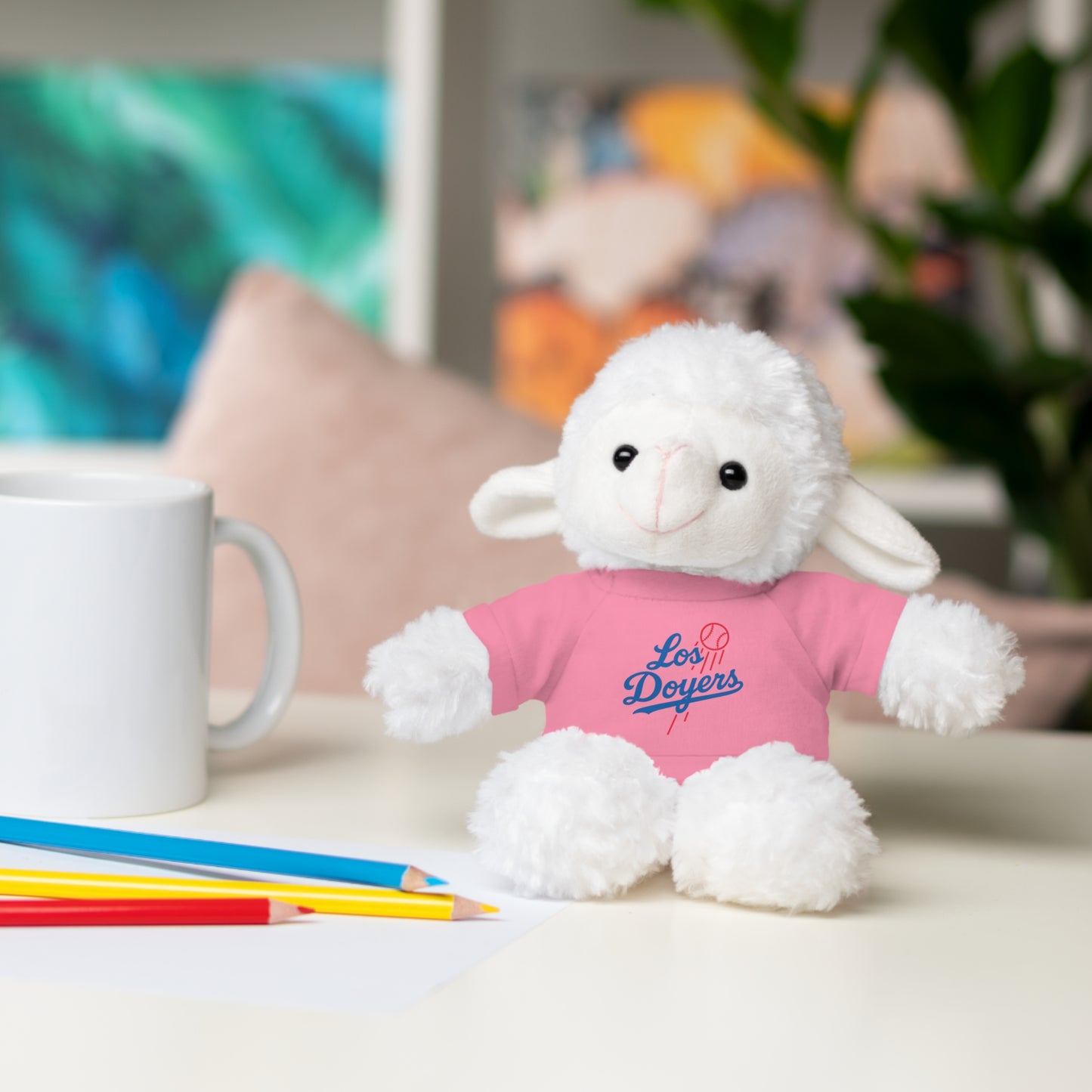 Los Doyers Plush Toy with Tee - Perfect Gift for Sports Fans & Kids