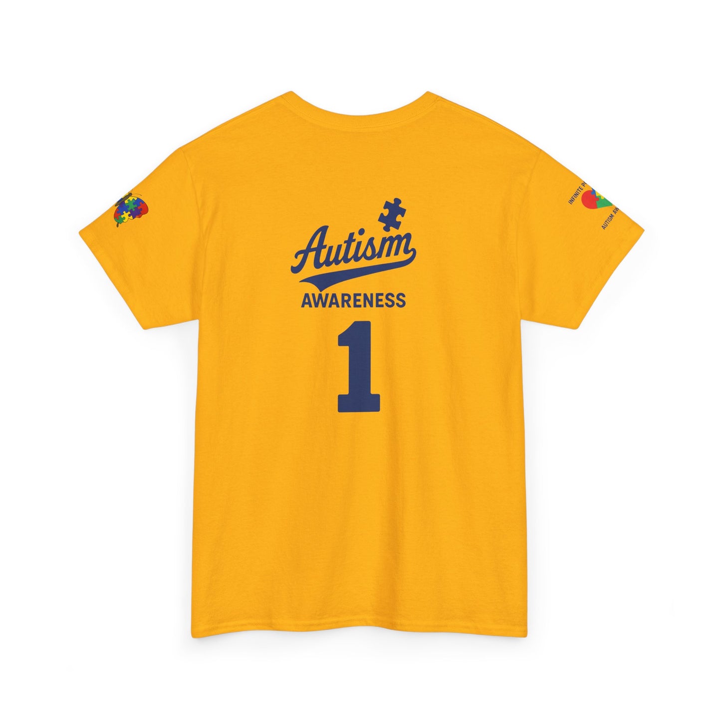Autism Awareness - Dodgers Tee -Unisex Heavy Cotton Tee - Men & Women
