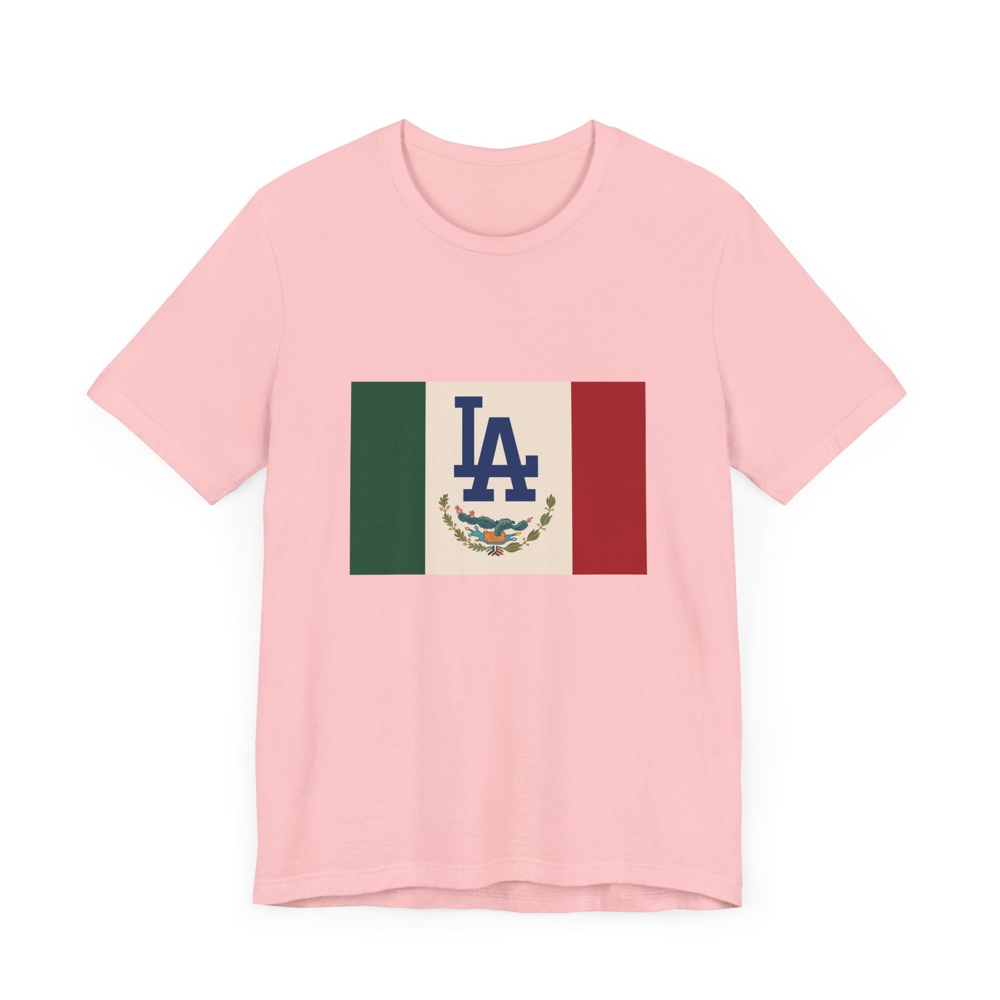 Mexican Pride LA Dodgers Flag Tee - Unisex Jersey Short Sleeve T-Shirt