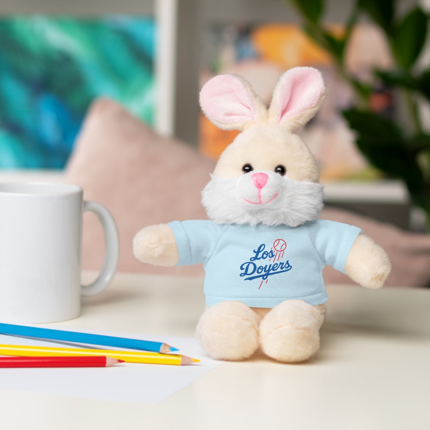 Los Doyers Plush Toy with Tee - Perfect Gift for Sports Fans & Kids
