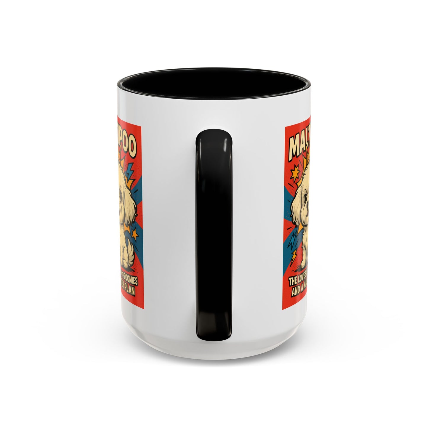 Maltipoo Lovebug Coffee Mug - Fun 15oz Accent Mug for Dog Lovers