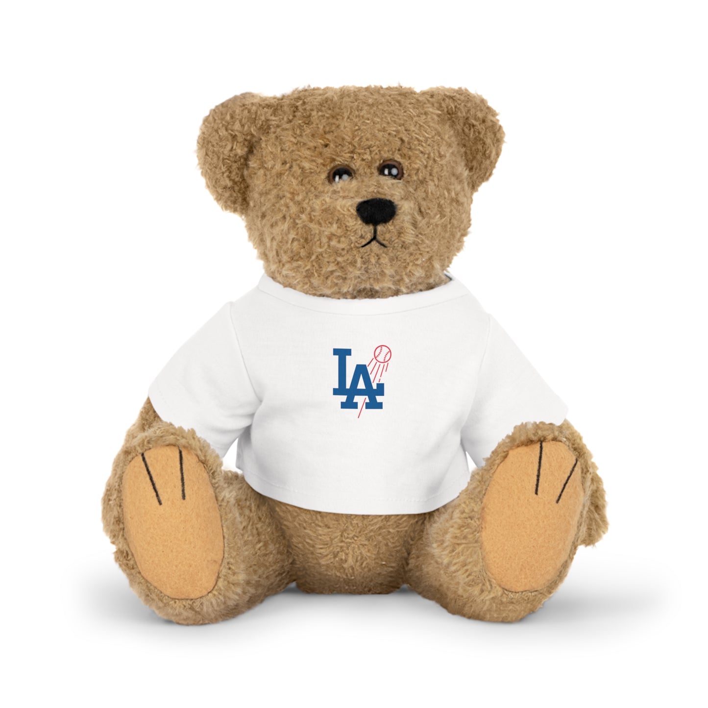 L.A. Logo Dodgers Baseball Plush Toy with T-Shirt - Perfect Gift for Sports Fans & Kids