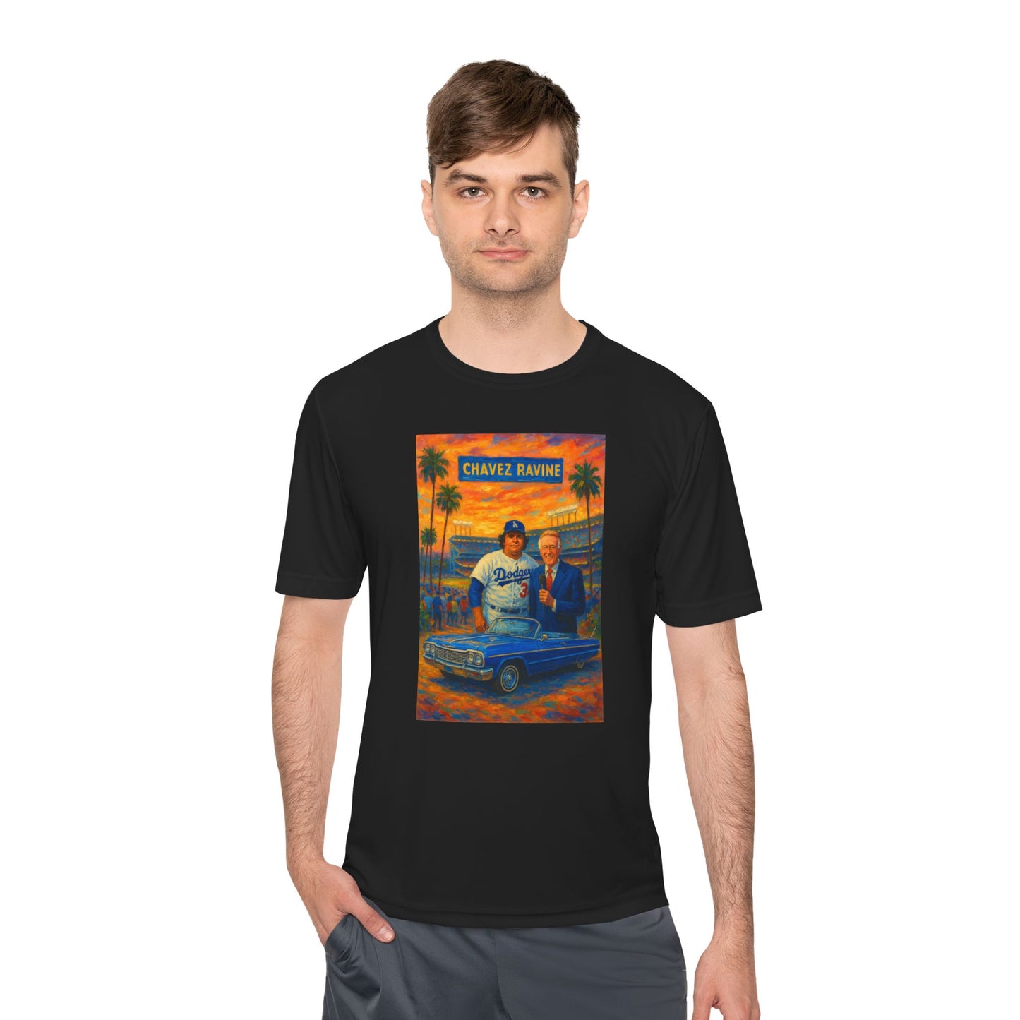 Vin Scully & Fernando Valenzuela - Unisex Moisture Wicking Tee