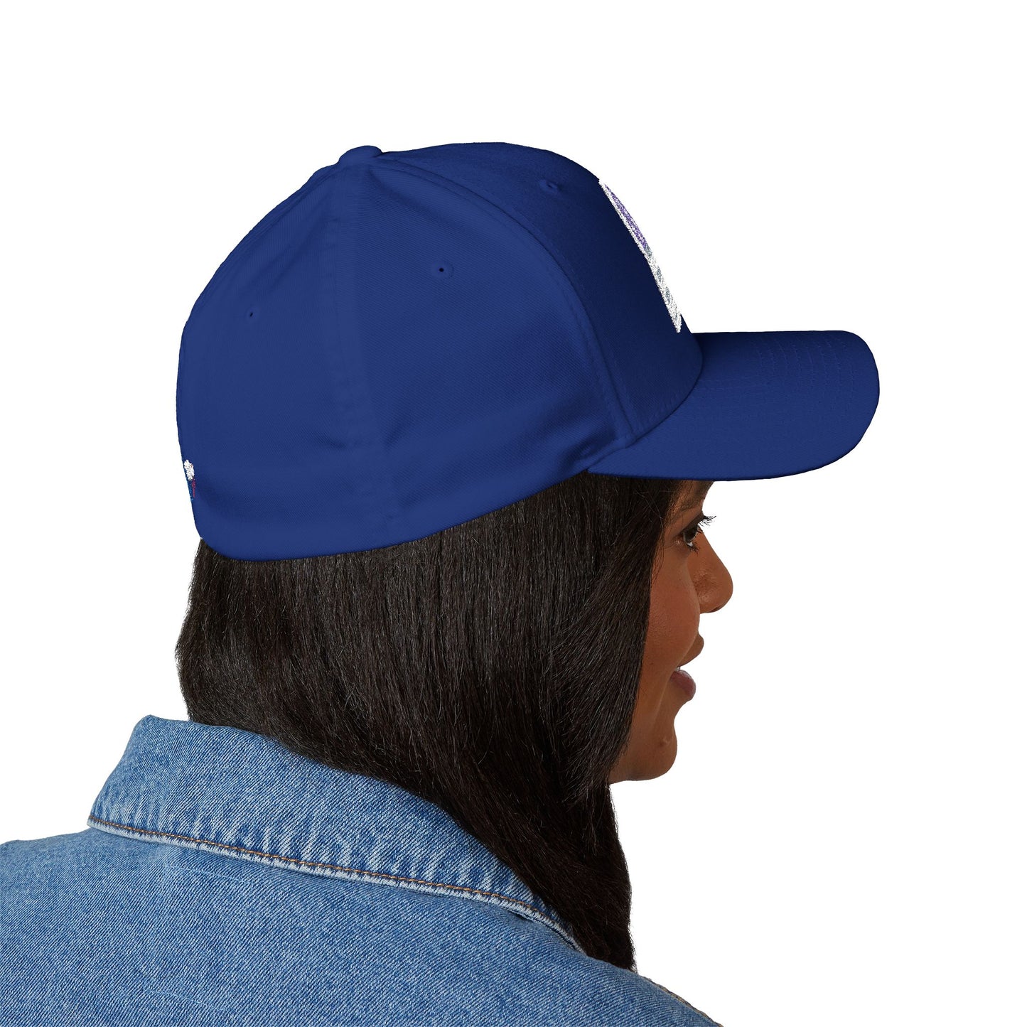 Dodgers American Flag with "LA" logo stars- Embroidered Baseball Cap - Original Design