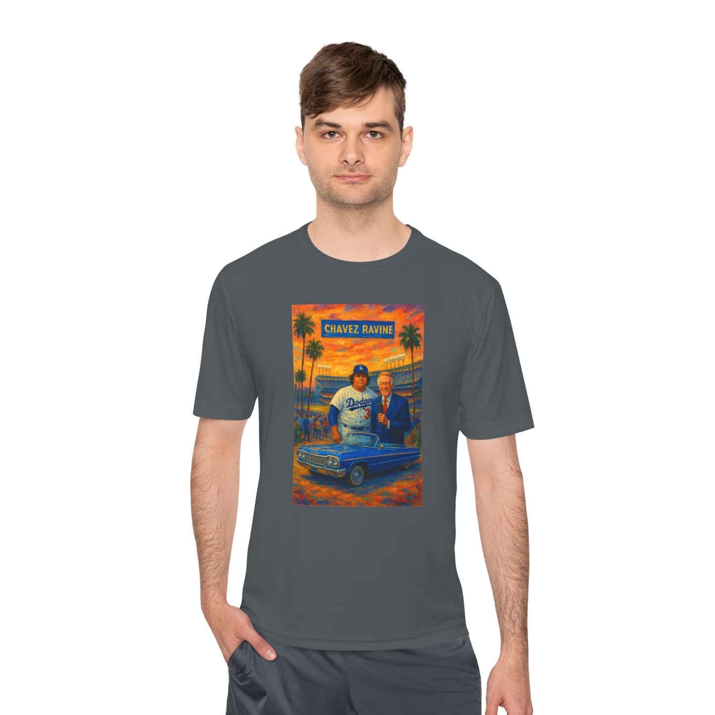 Vin Scully & Fernando Valenzuela - Unisex Moisture Wicking Tee
