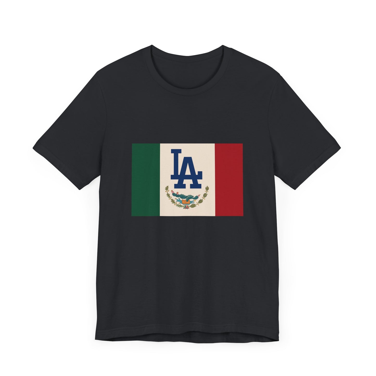 Mexican Pride LA Dodgers Flag Tee - Unisex Jersey Short Sleeve T-Shirt