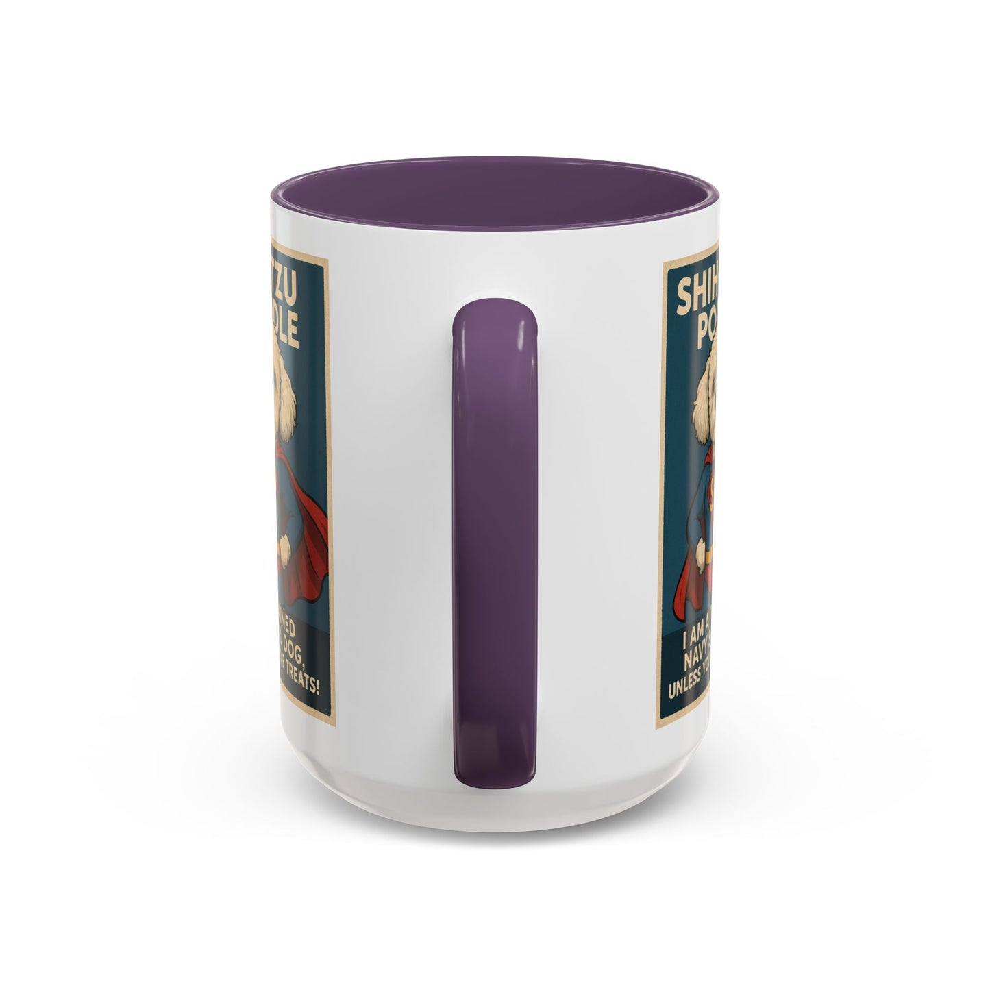 Shih-Tzu Poodle "Super Hero" Coffee Mug - Fun 15oz Accent Mug for Dog Lovers