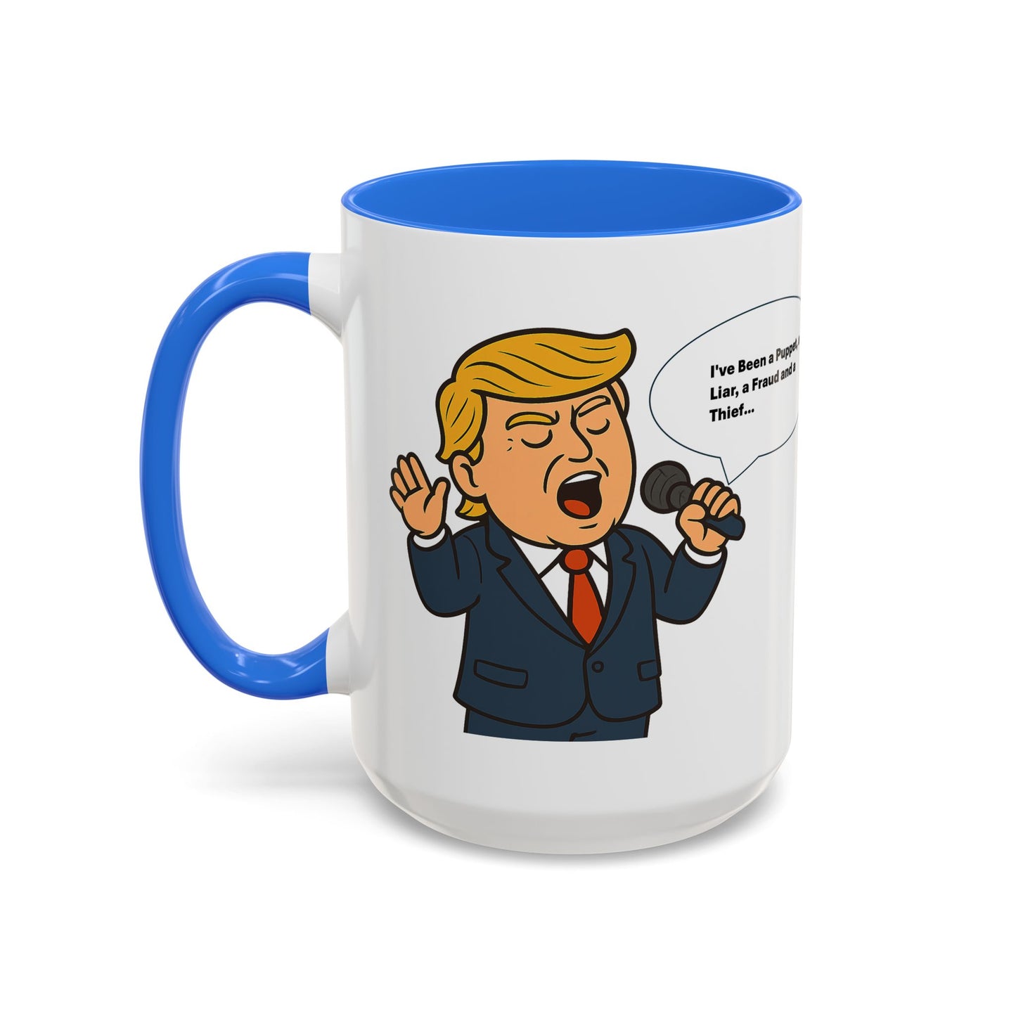 Trump Lies Colorful Humorous Coffee Mug