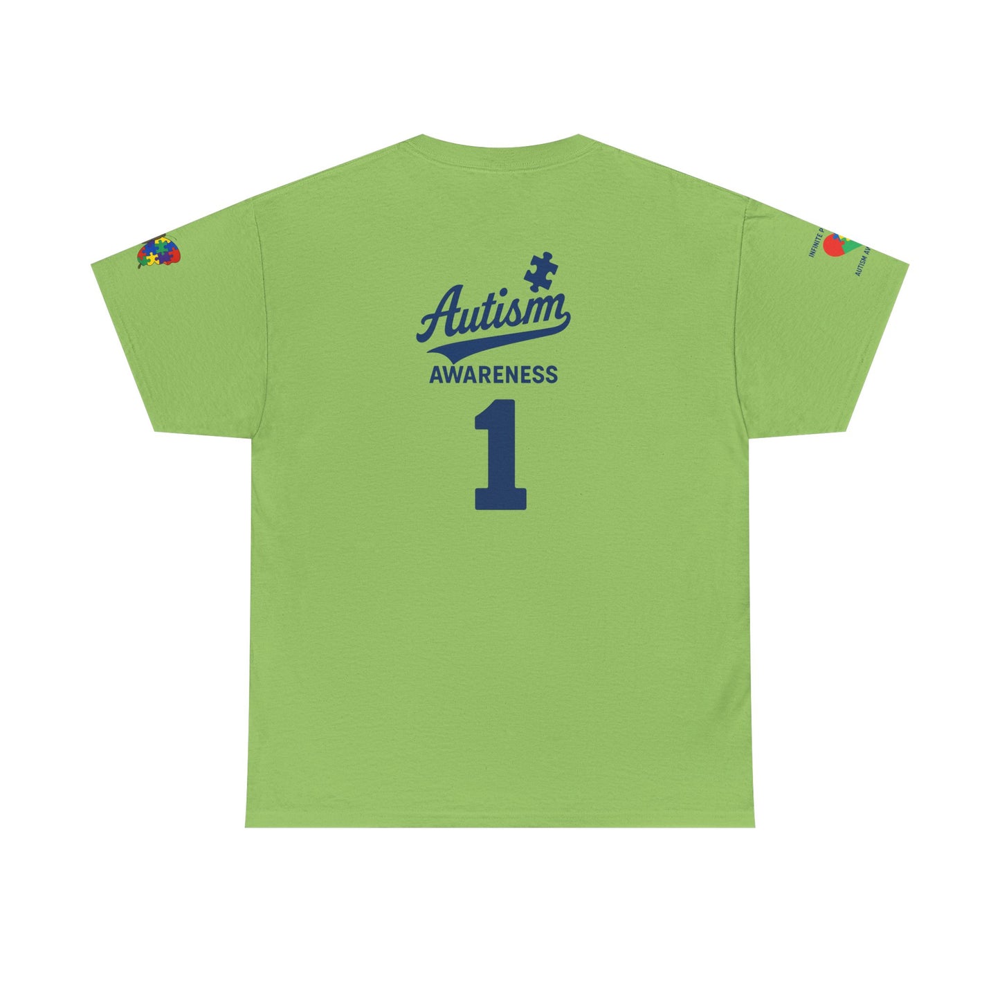 Autism Awareness - Dodgers Tee -Unisex Heavy Cotton Tee - Men & Women