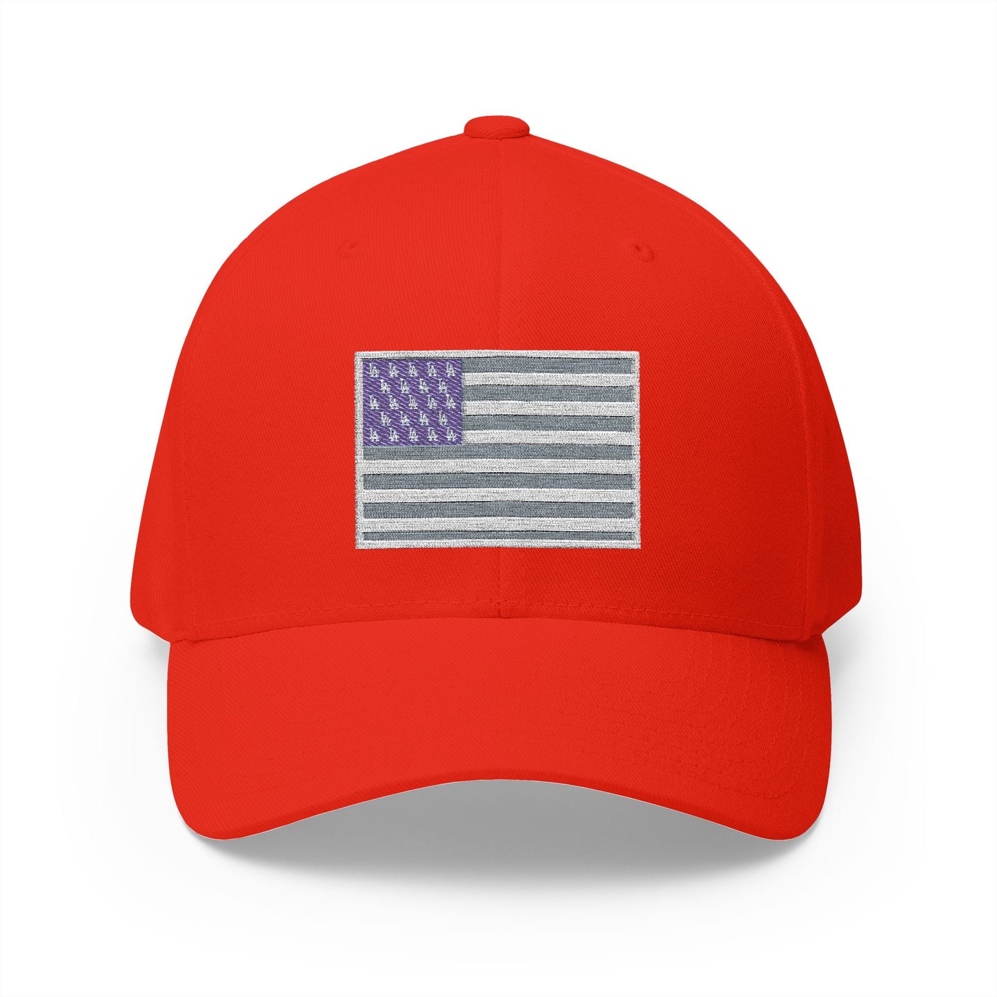 Dodgers American Flag with "LA" logo stars- Embroidered Baseball Cap - Original Design