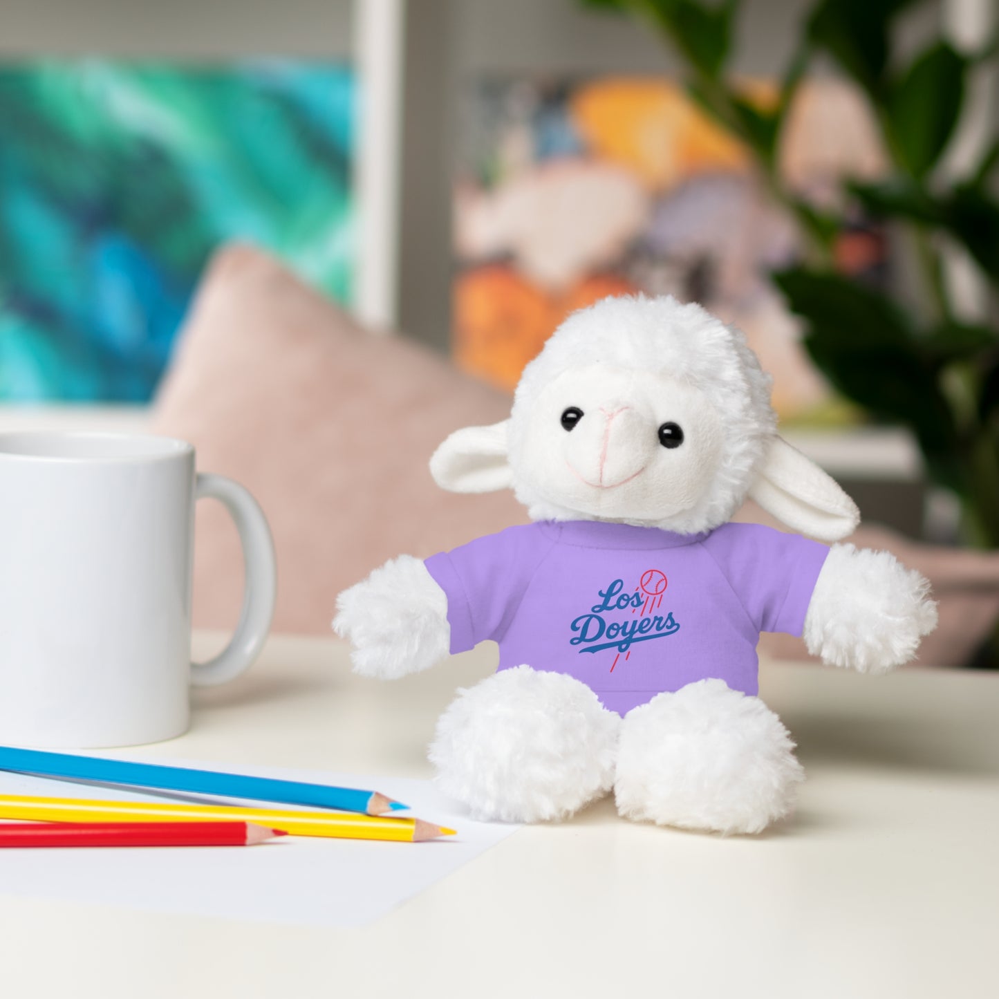 Los Doyers Plush Toy with Tee - Perfect Gift for Sports Fans & Kids