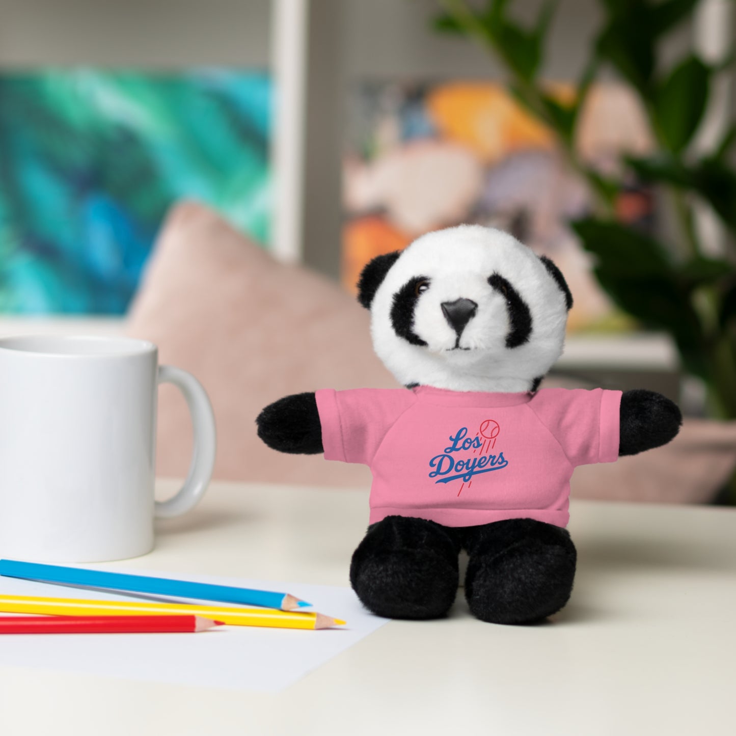 Los Doyers Plush Toy with Tee - Perfect Gift for Sports Fans & Kids