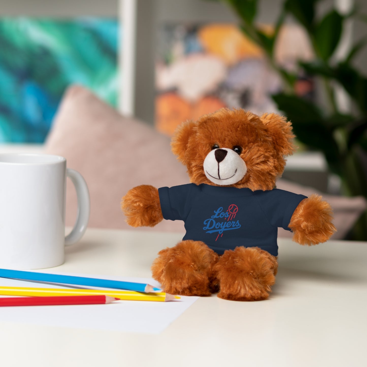 Los Doyers Plush Toy with Tee - Perfect Gift for Sports Fans & Kids