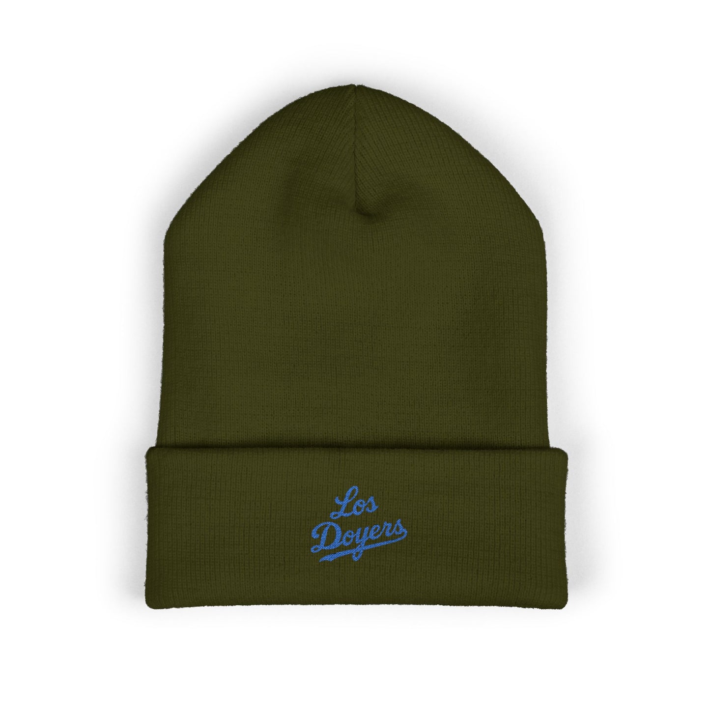 Classic Cuffed Beanie with Los Doyers Embroidery - Cozy Winter Accessory for Fans