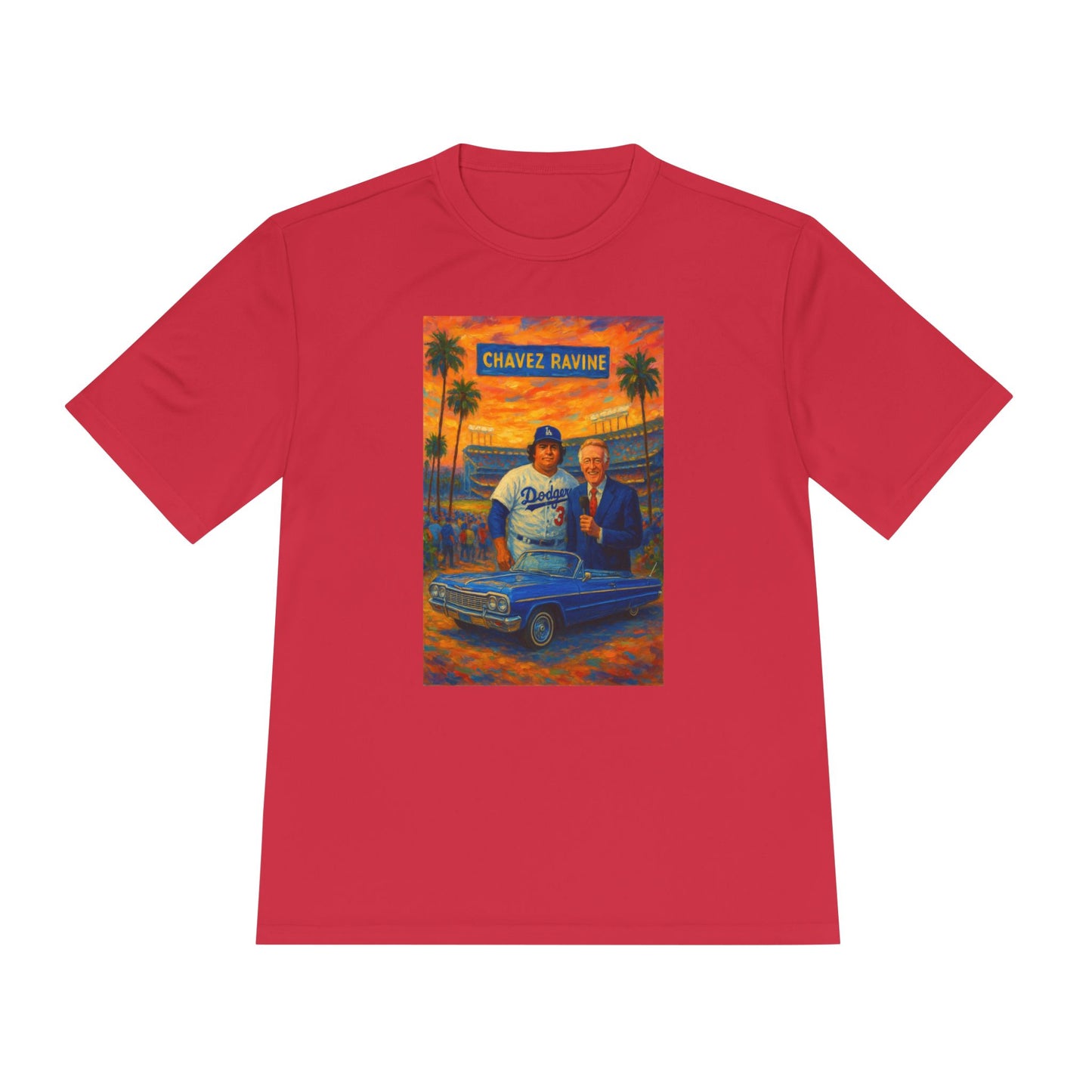 Vin Scully & Fernando Valenzuela - Unisex Moisture Wicking Tee