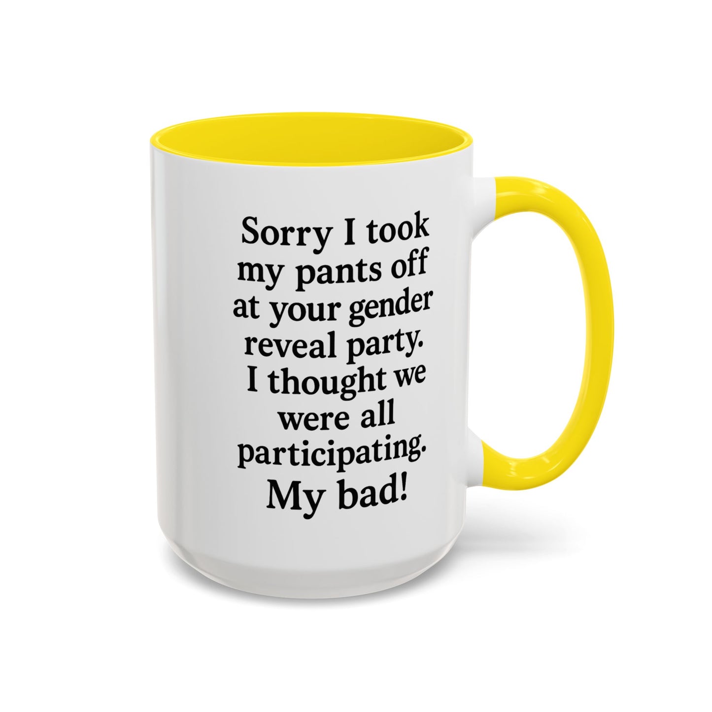 Funny "GENDER REVEAL" Coffee Mug - 15oz - Perfect Gift for Coffee Lovers