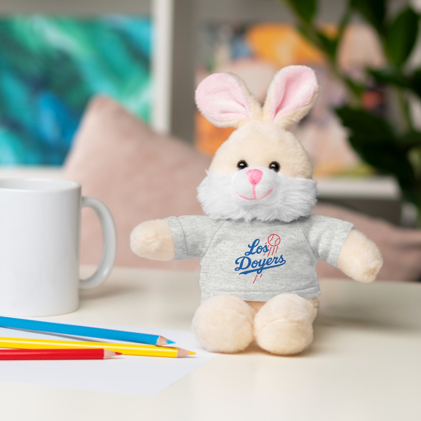 Los Doyers Plush Toy with Tee - Perfect Gift for Sports Fans & Kids