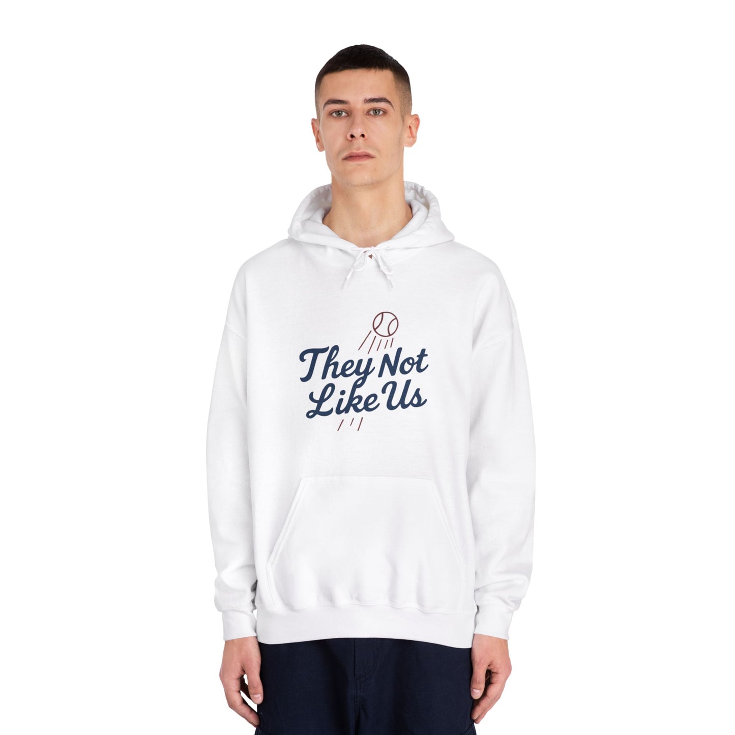 Dodgers "They Not Like Us" - Unisex Baseball Hoodie - Original Design
