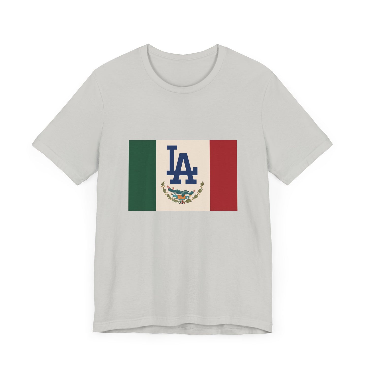 Mexican Pride LA Dodgers Flag Tee - Unisex Jersey Short Sleeve T-Shirt