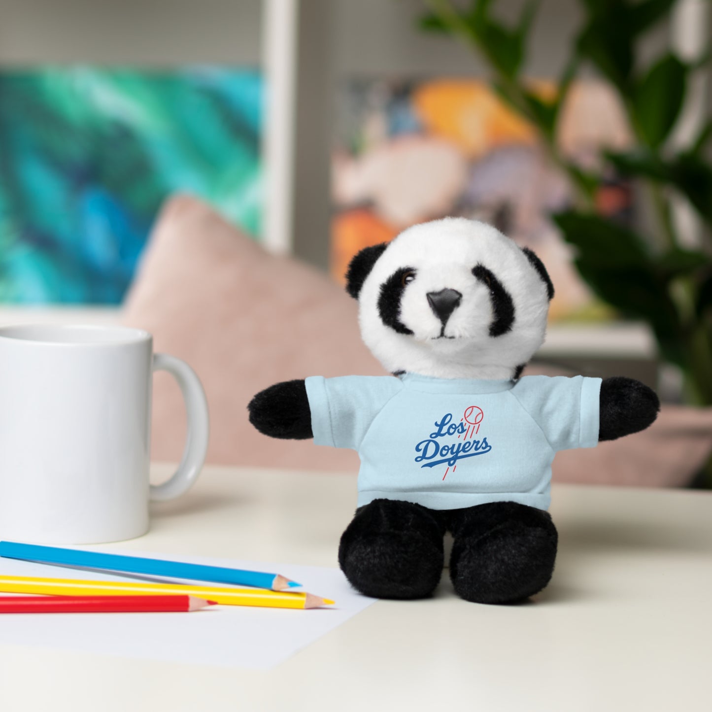 Los Doyers Plush Toy with Tee - Perfect Gift for Sports Fans & Kids