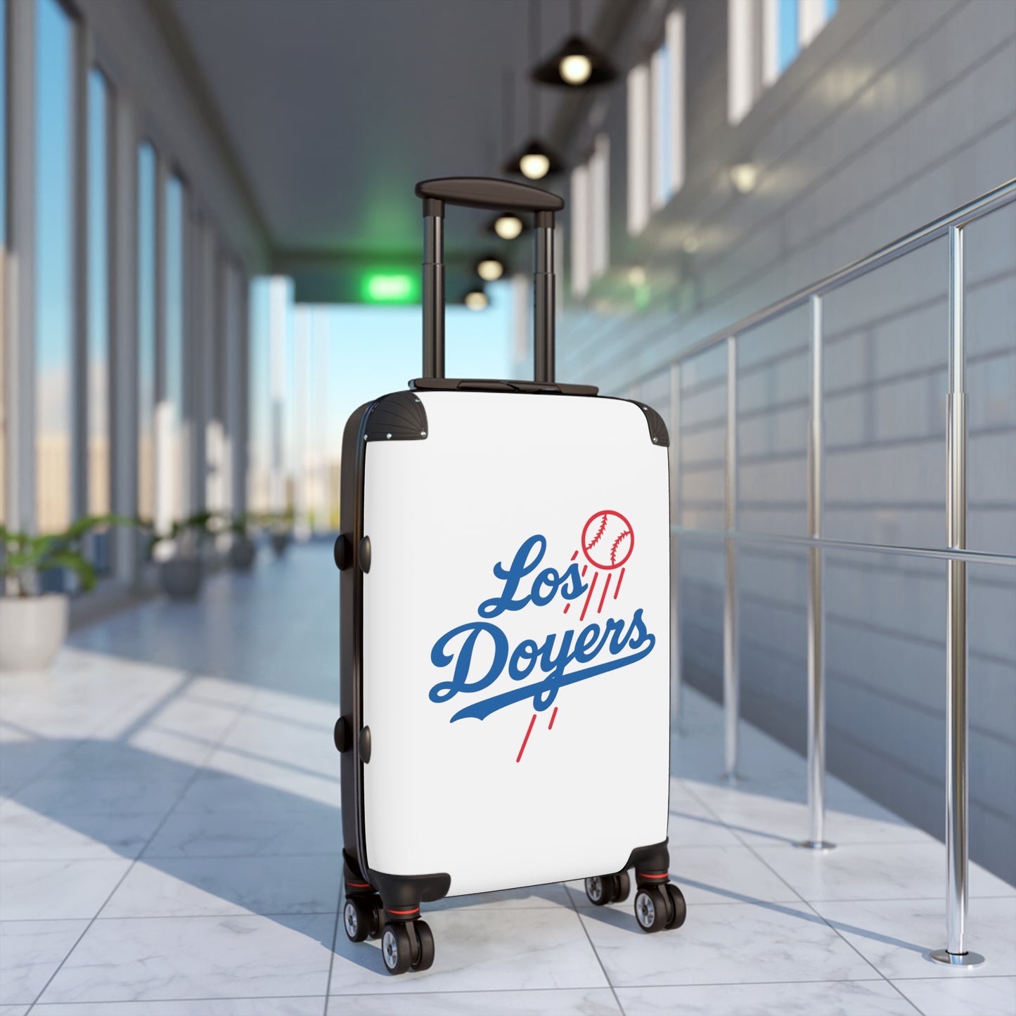 Los Doyers Baseball Carry-On Suitcase - Stylish Travel Luggage for Sports Fans