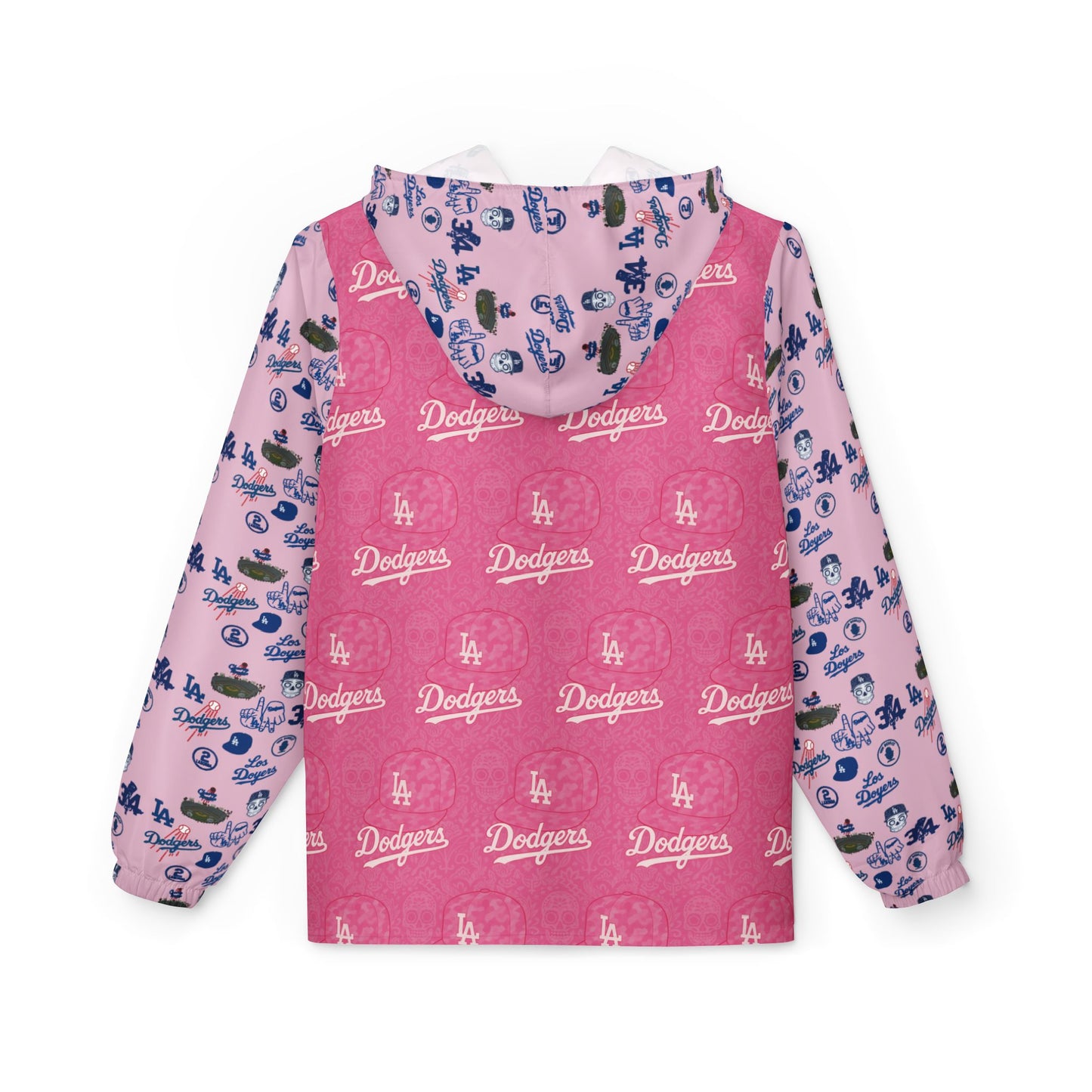 Pink Dodgers Windbreaker Jacket for Game Day