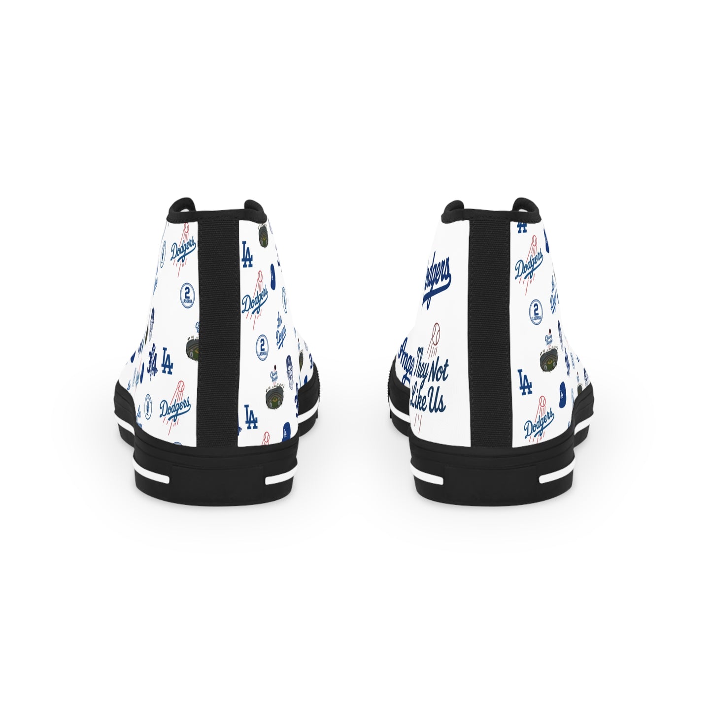 Dodgers "Multi Logo Kicks" Men's High Top Sneakers - Original Design