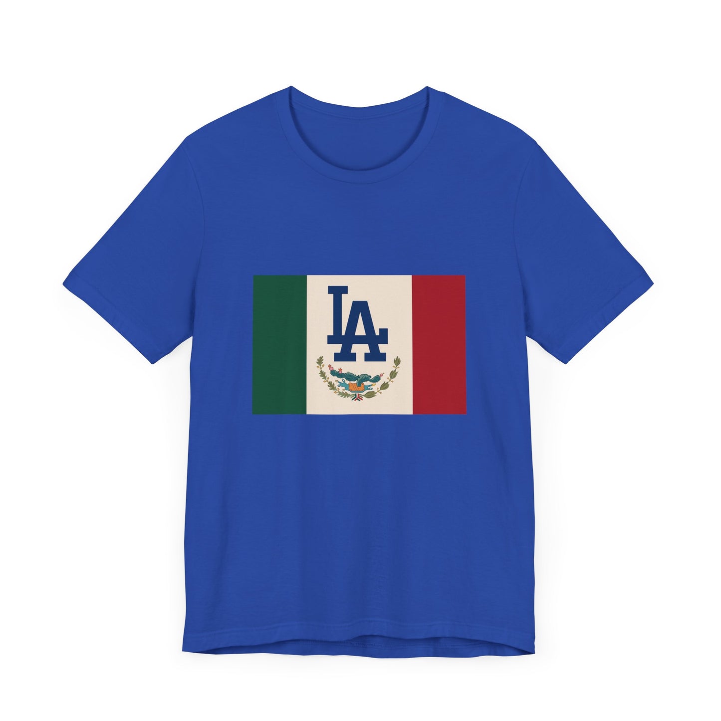 Mexican Pride LA Dodgers Flag Tee - Unisex Jersey Short Sleeve T-Shirt