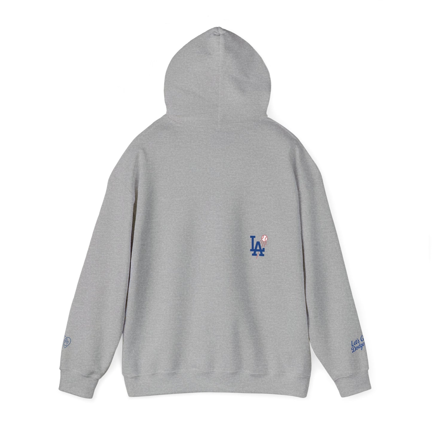 "My Shih Tzu Poodle is a Dodgers Fan" Unisex Dog Lover Hoodie