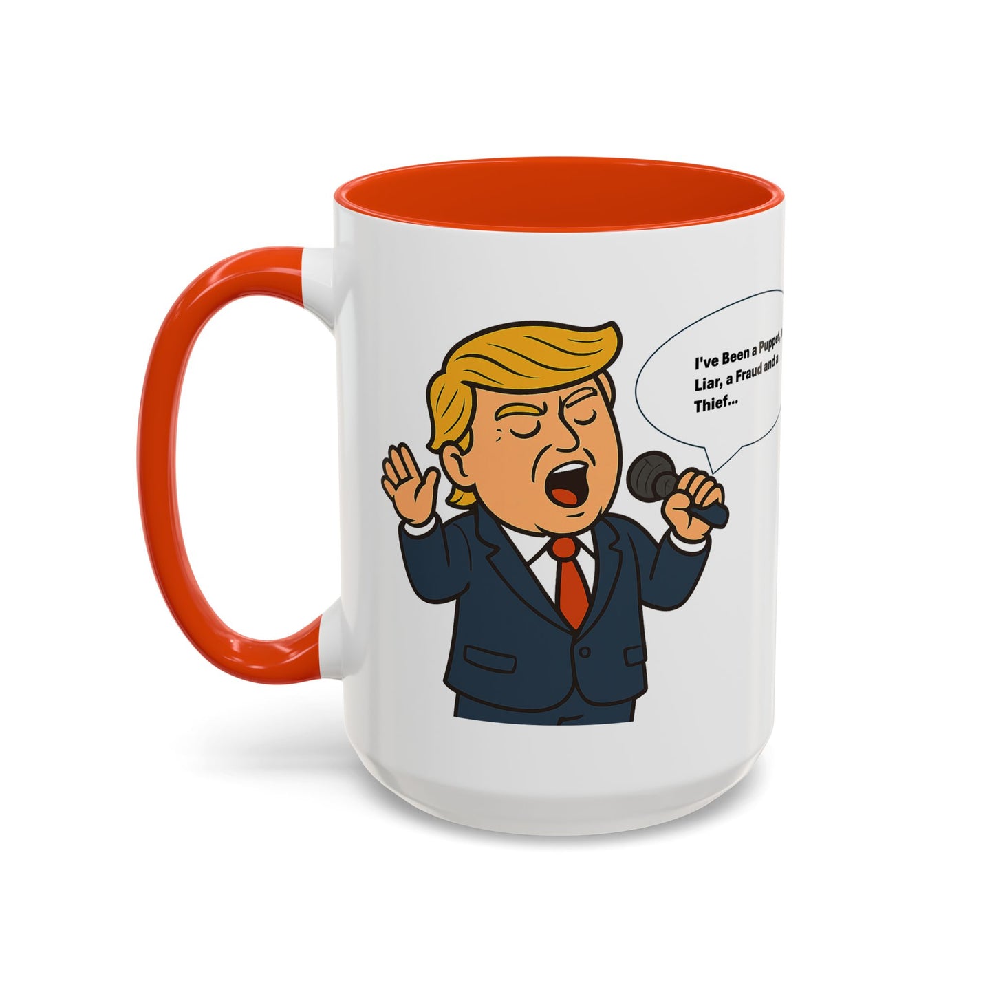 Trump Lies Colorful Humorous Coffee Mug
