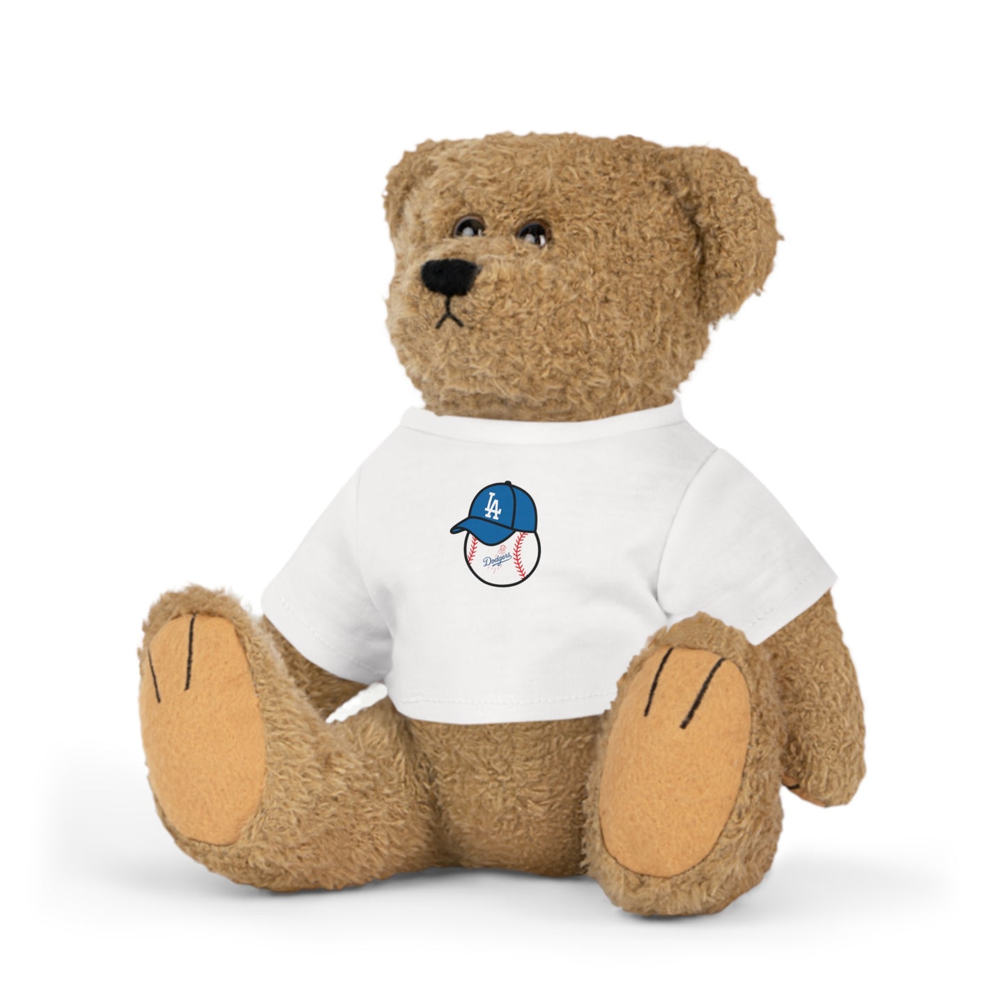 Dodgers Baseball Logo Plush Toy with Tee Shirt - Perfect Gift for Sports Lovers