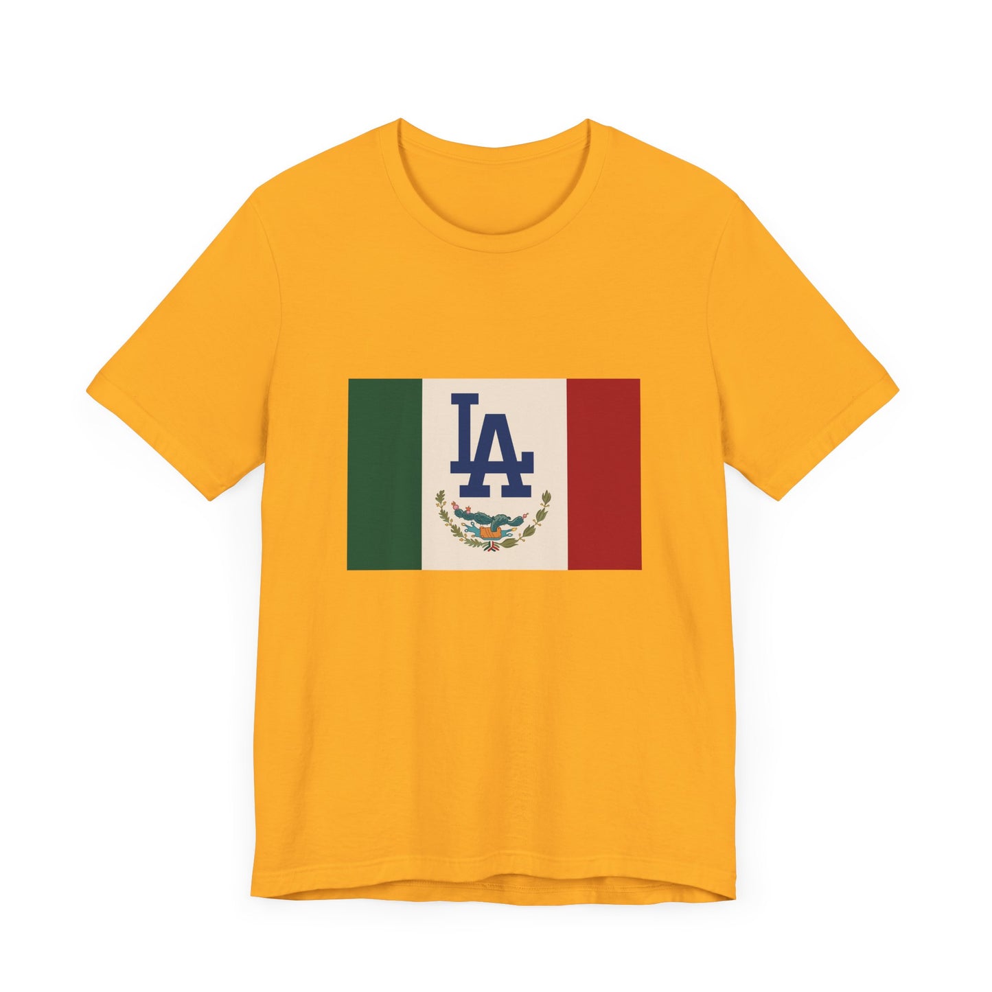 Mexican Pride LA Dodgers Flag Tee - Unisex Jersey Short Sleeve T-Shirt