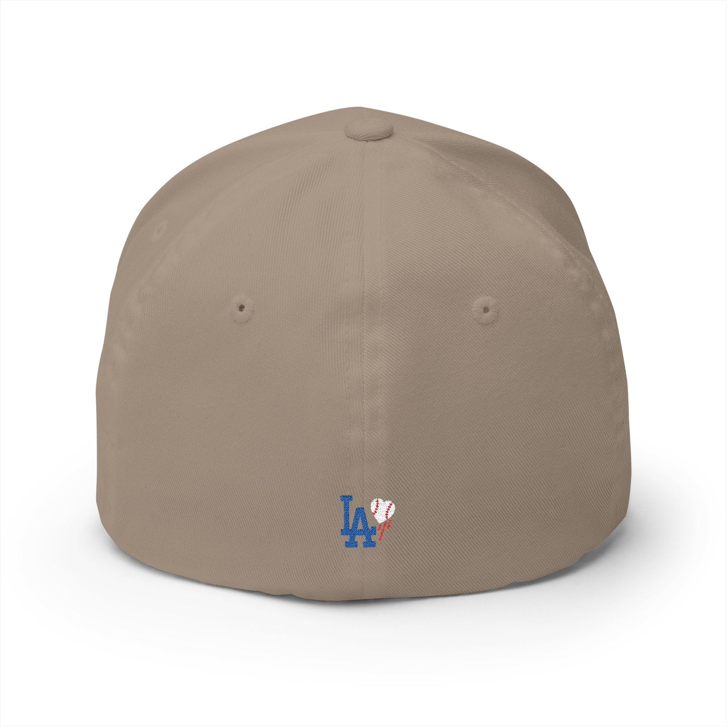 Dodgers American Flag with "LA" logo stars- Embroidered Baseball Cap - Original Design