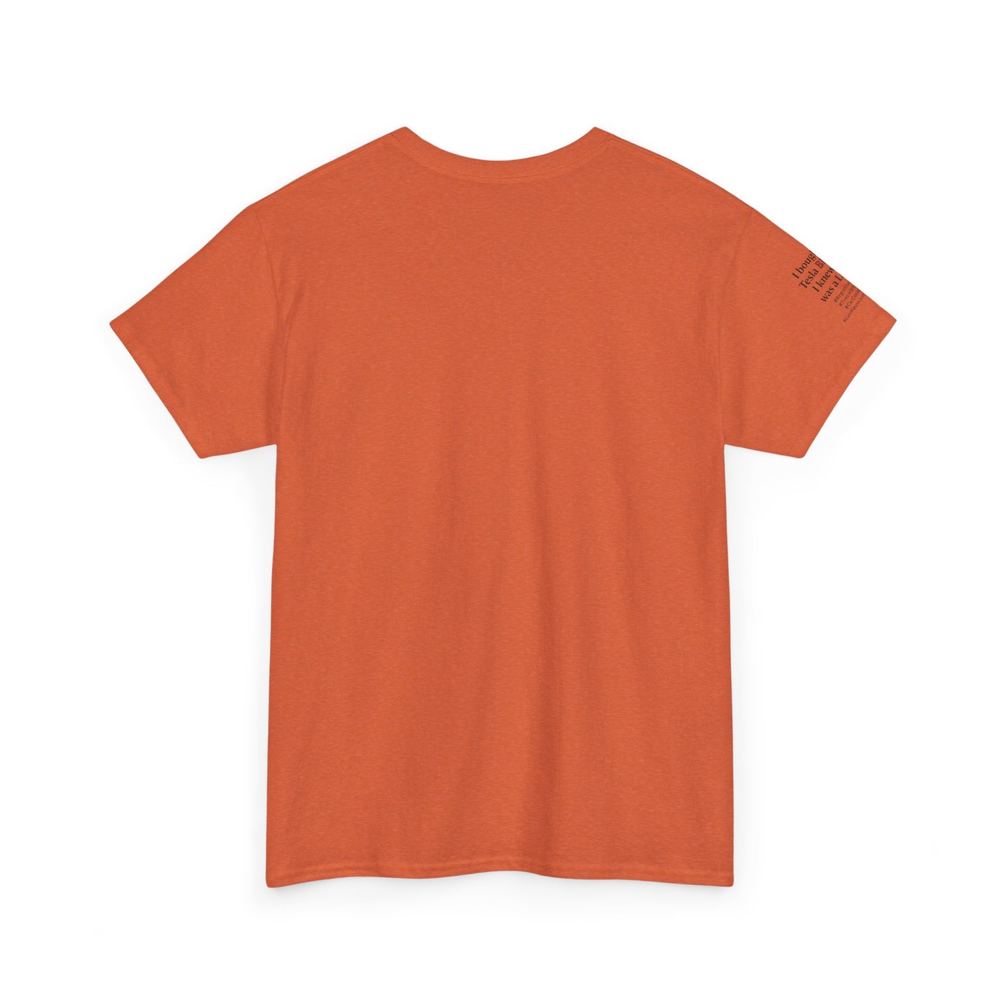 Anti-Elon Tesla Car Club- Heavy Cotton Tee - Cool Casual Wear