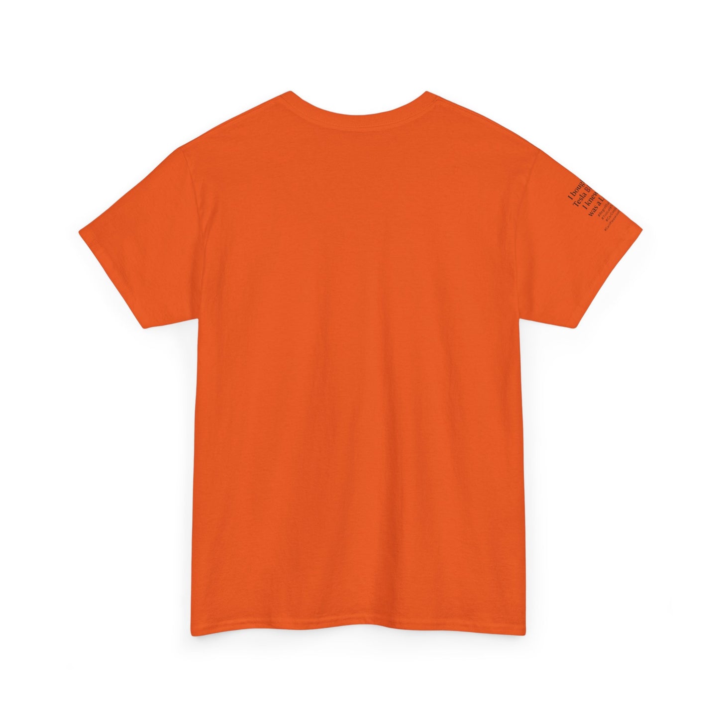 Anti-Elon Tesla Car Club- Heavy Cotton Tee - Cool Casual Wear