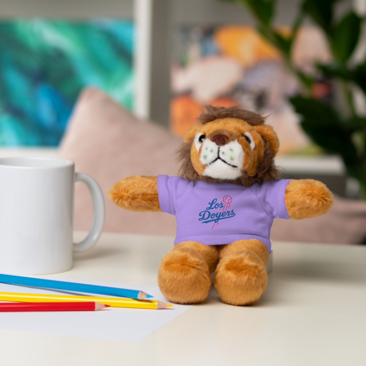 Los Doyers Plush Toy with Tee - Perfect Gift for Sports Fans & Kids