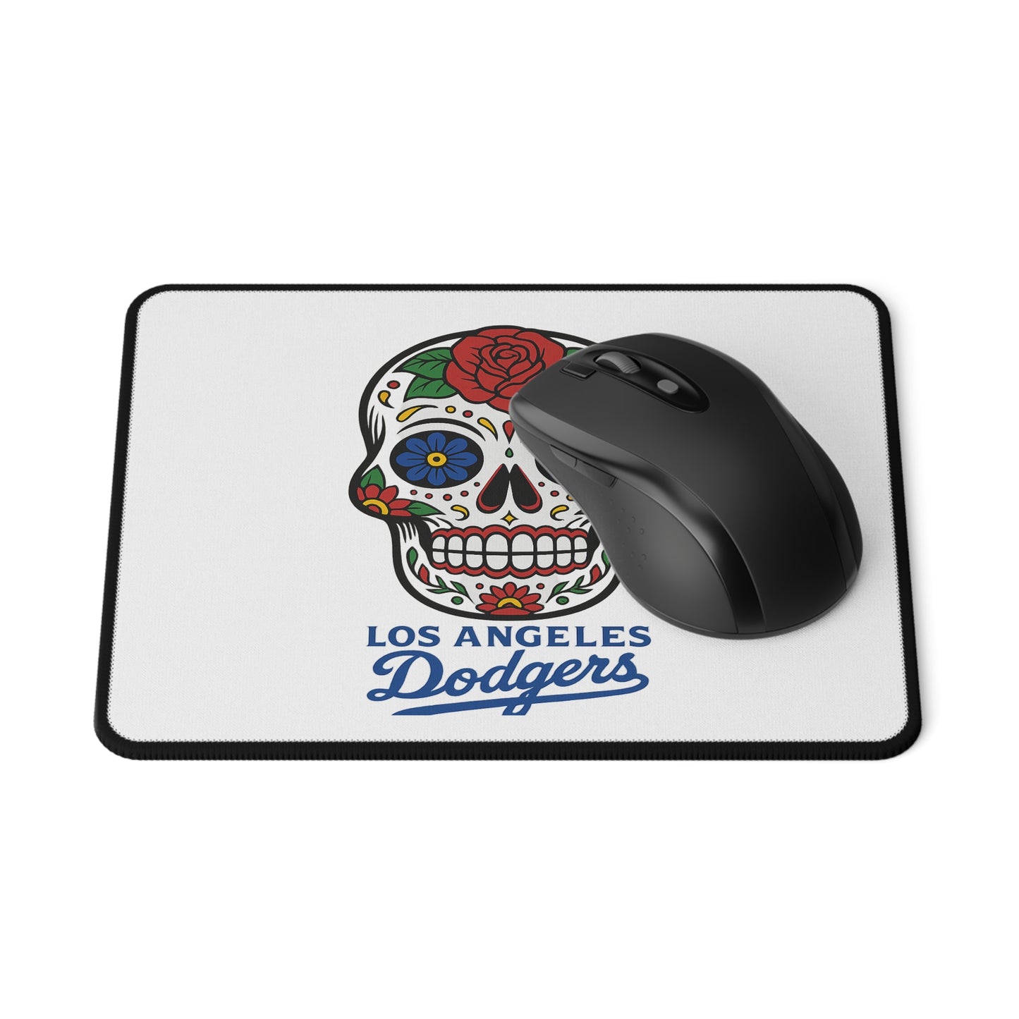 Los Angeles Dodgers Skull Design Non-Slip Mouse Pad - Electronic Accessories