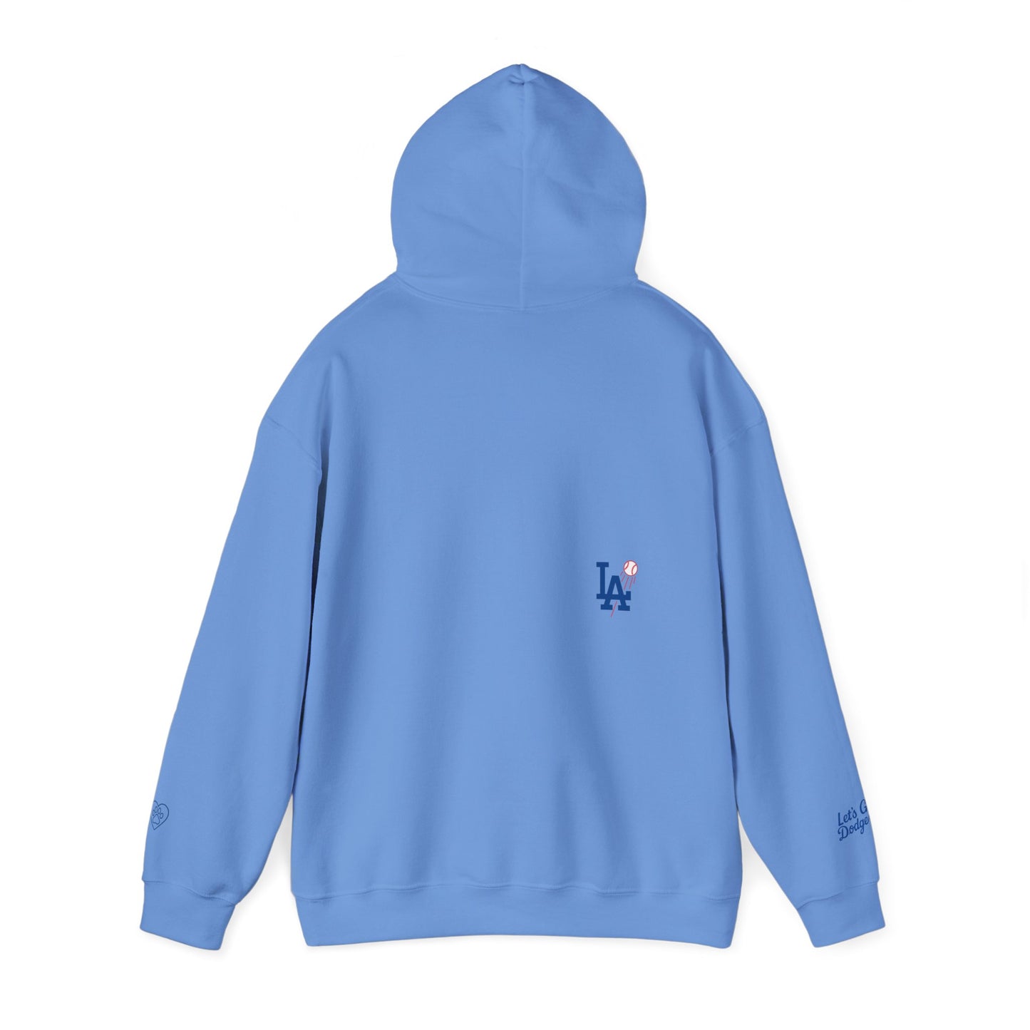 "My Shih Tzu Poodle is a Dodgers Fan" Unisex Dog Lover Hoodie