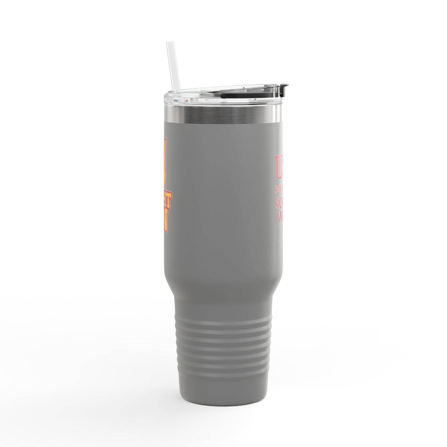USC School of Social Work Insulated Travel Mug - 40oz Coffee Cup for Professionals & Students