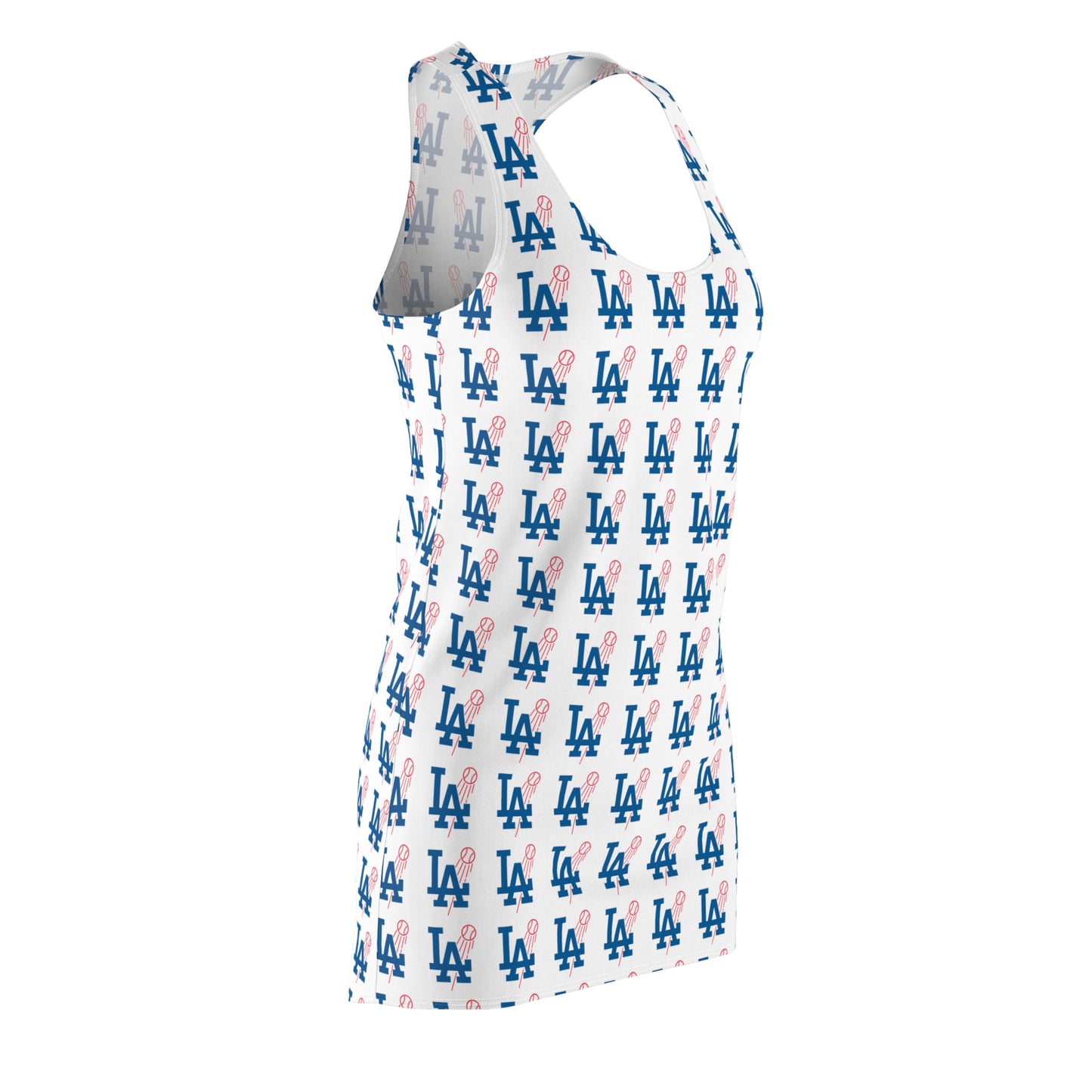 L.A. Logo Dodgers Fan - Women's Racerback Dress - Stylish Game Day Apparel
