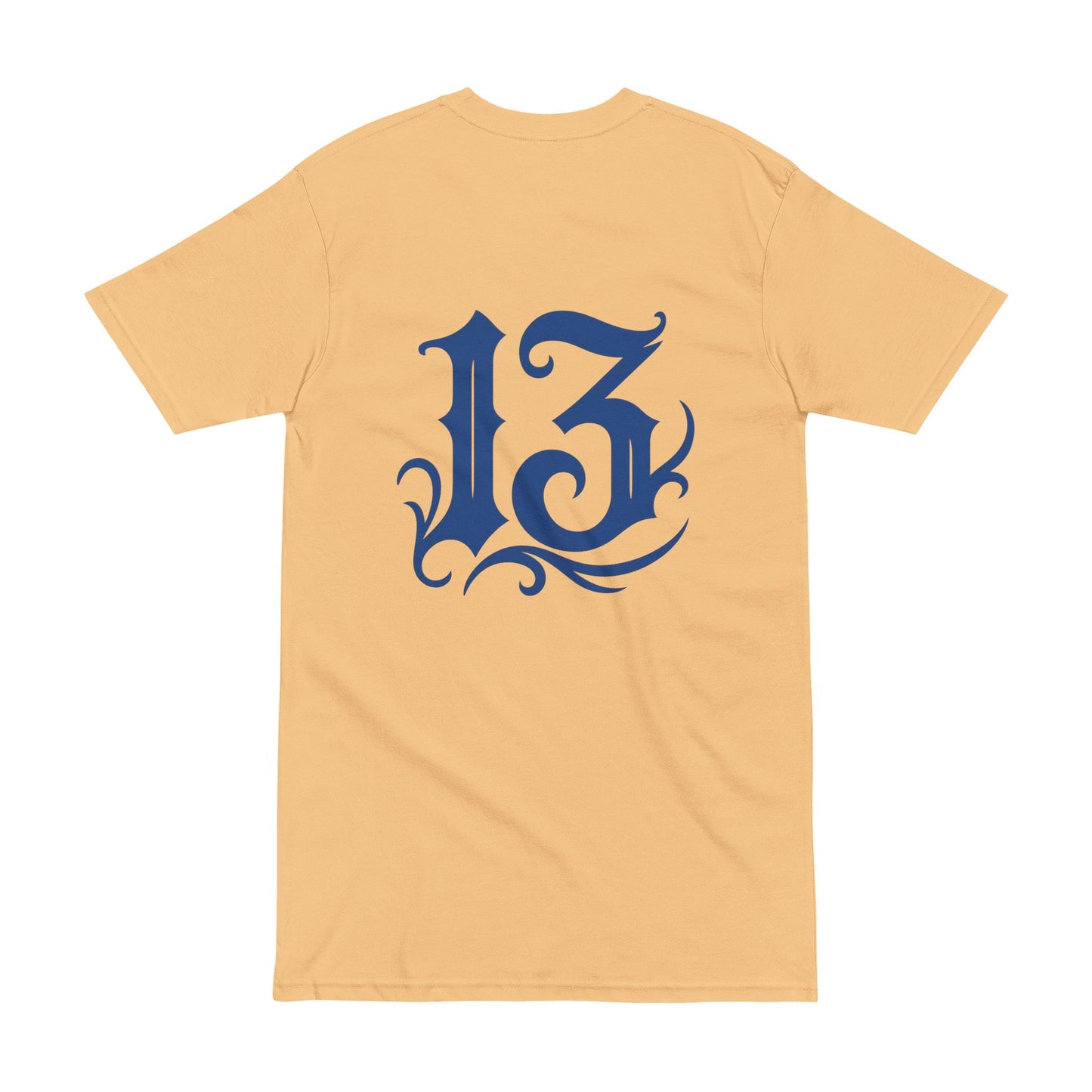East L.A. Dodgers Men's Heavyweight Tee - Old English Font #13